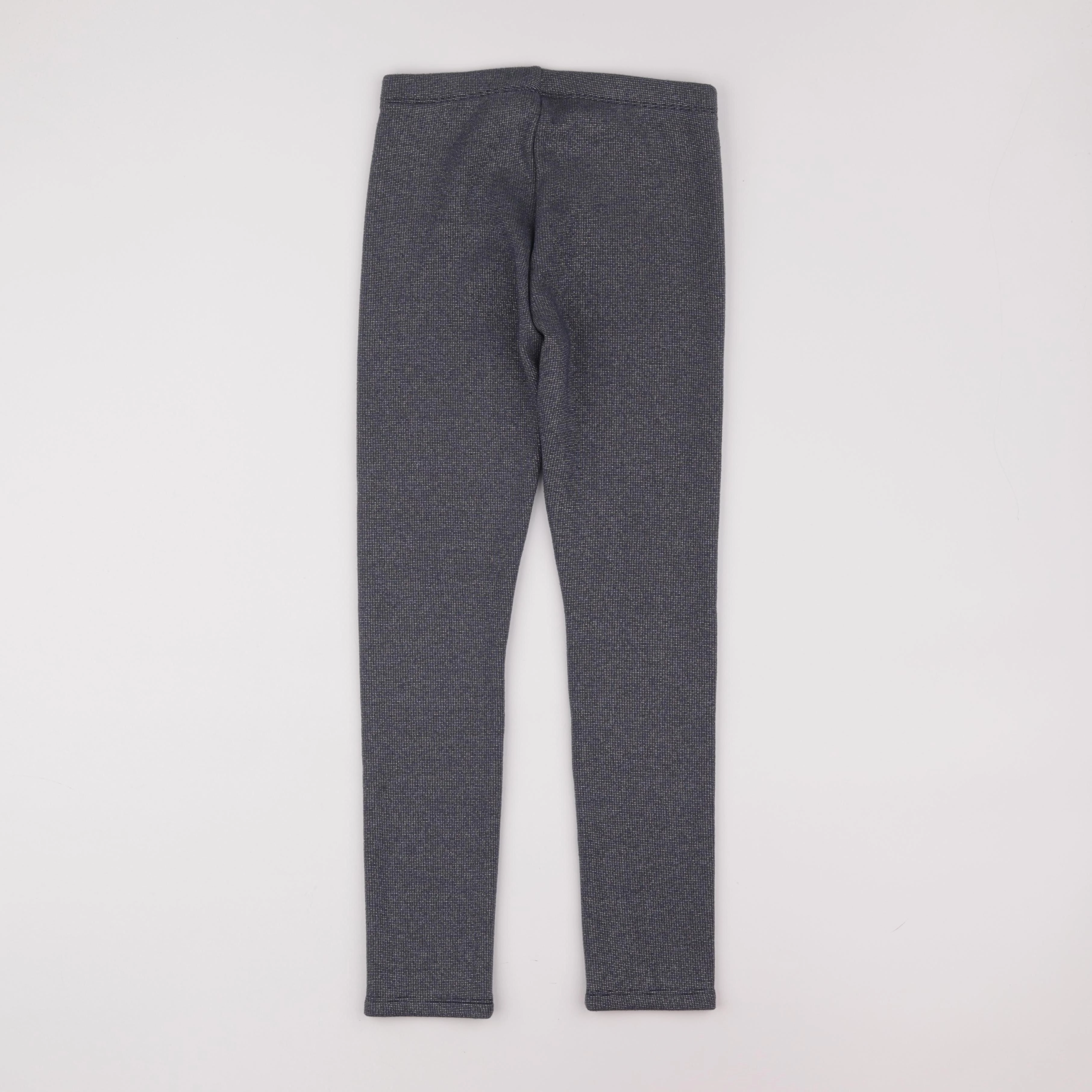 Okaidi - legging doublé bleu, argent - 10 ans