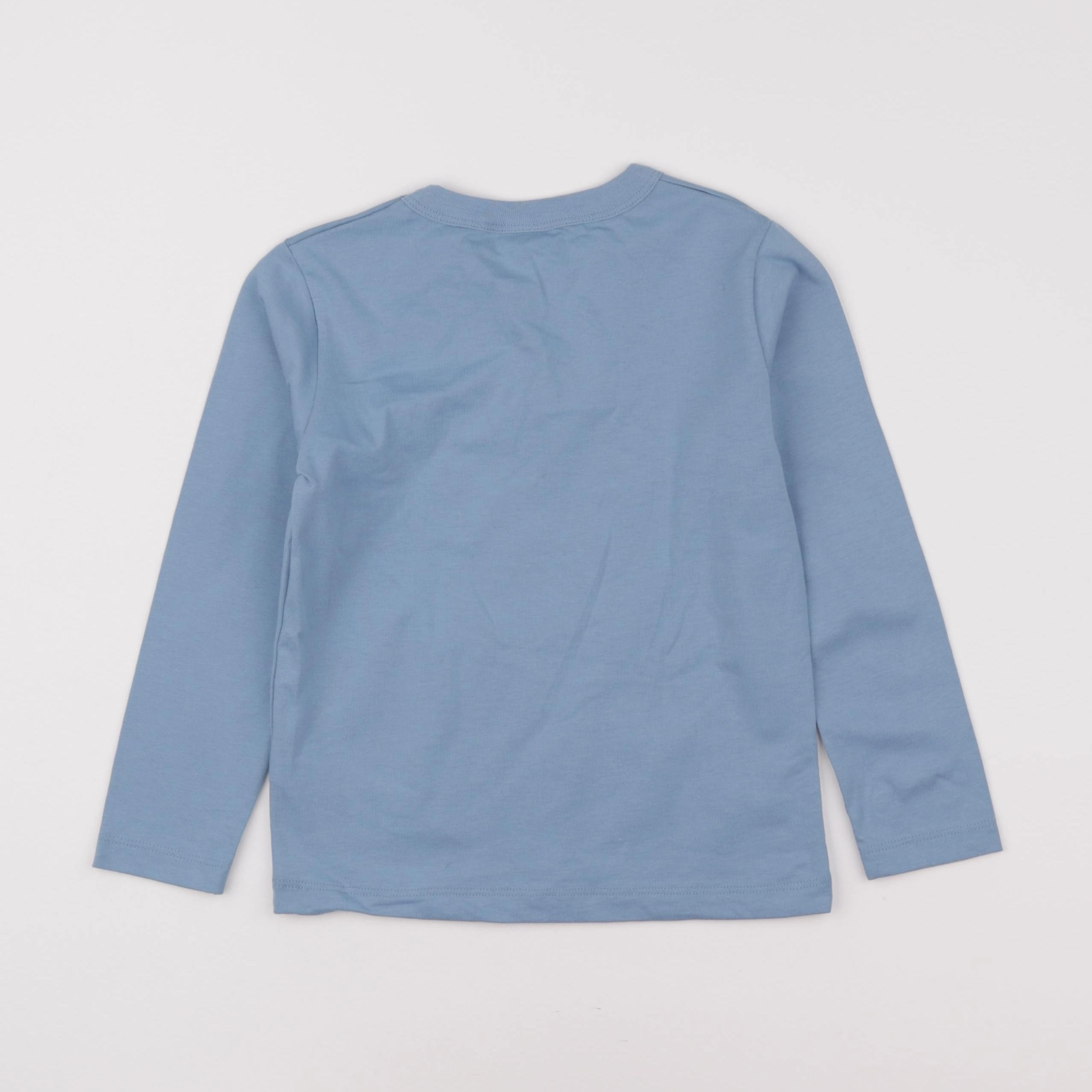 Petit Bateau - tee-shirt bleu - 6 ans