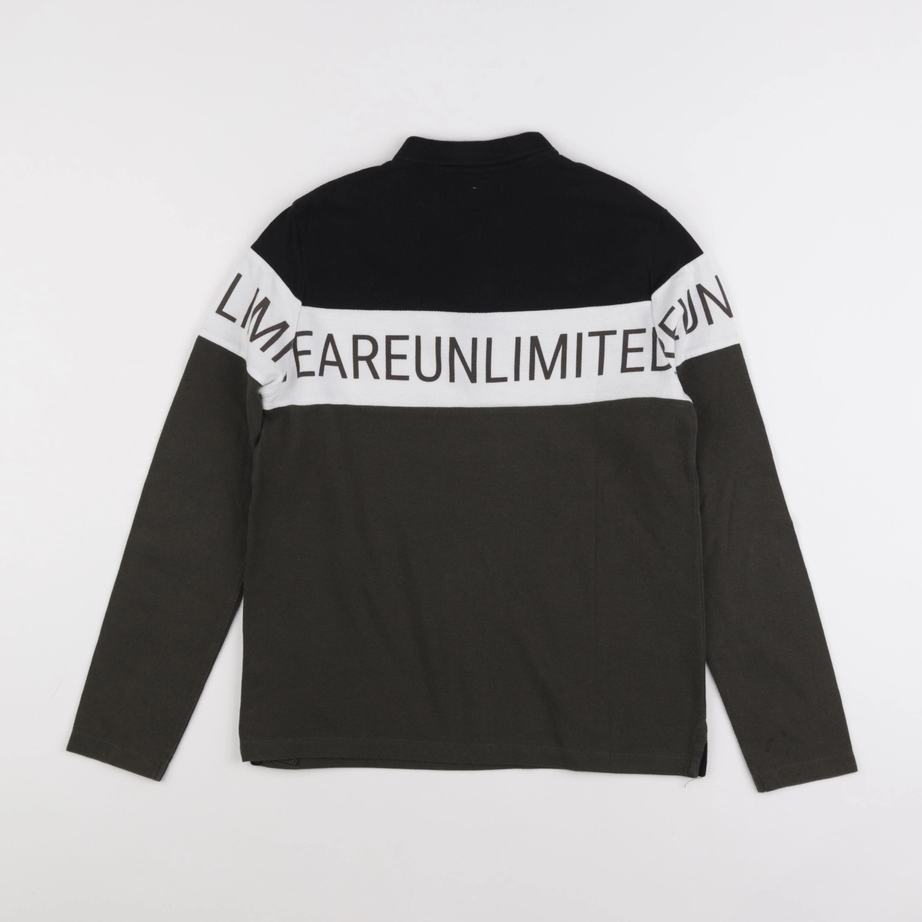 IKKS - polo imprimé au dos noir - 12 ans