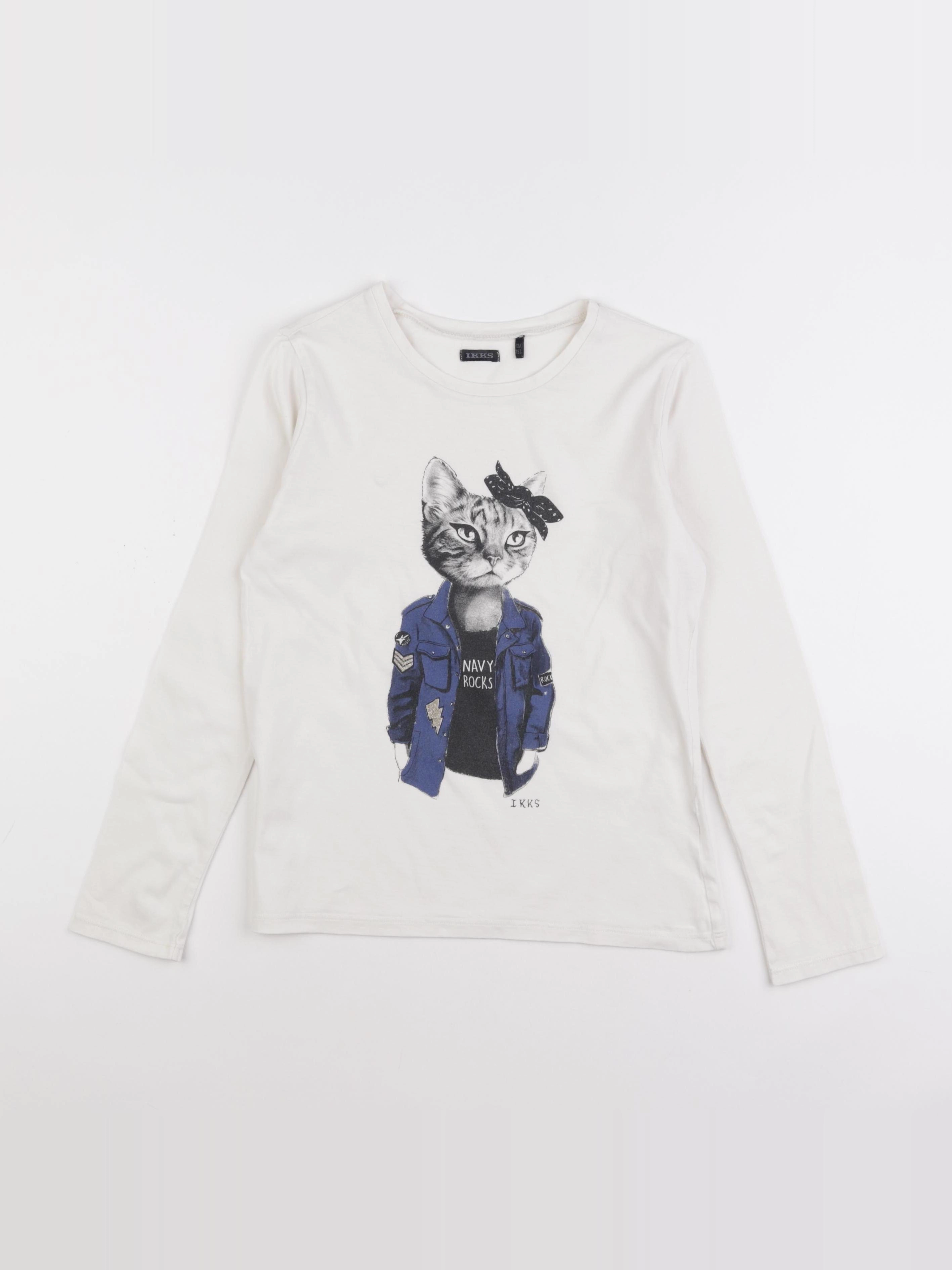 IKKS - tee-shirt multicolore - 12 ans