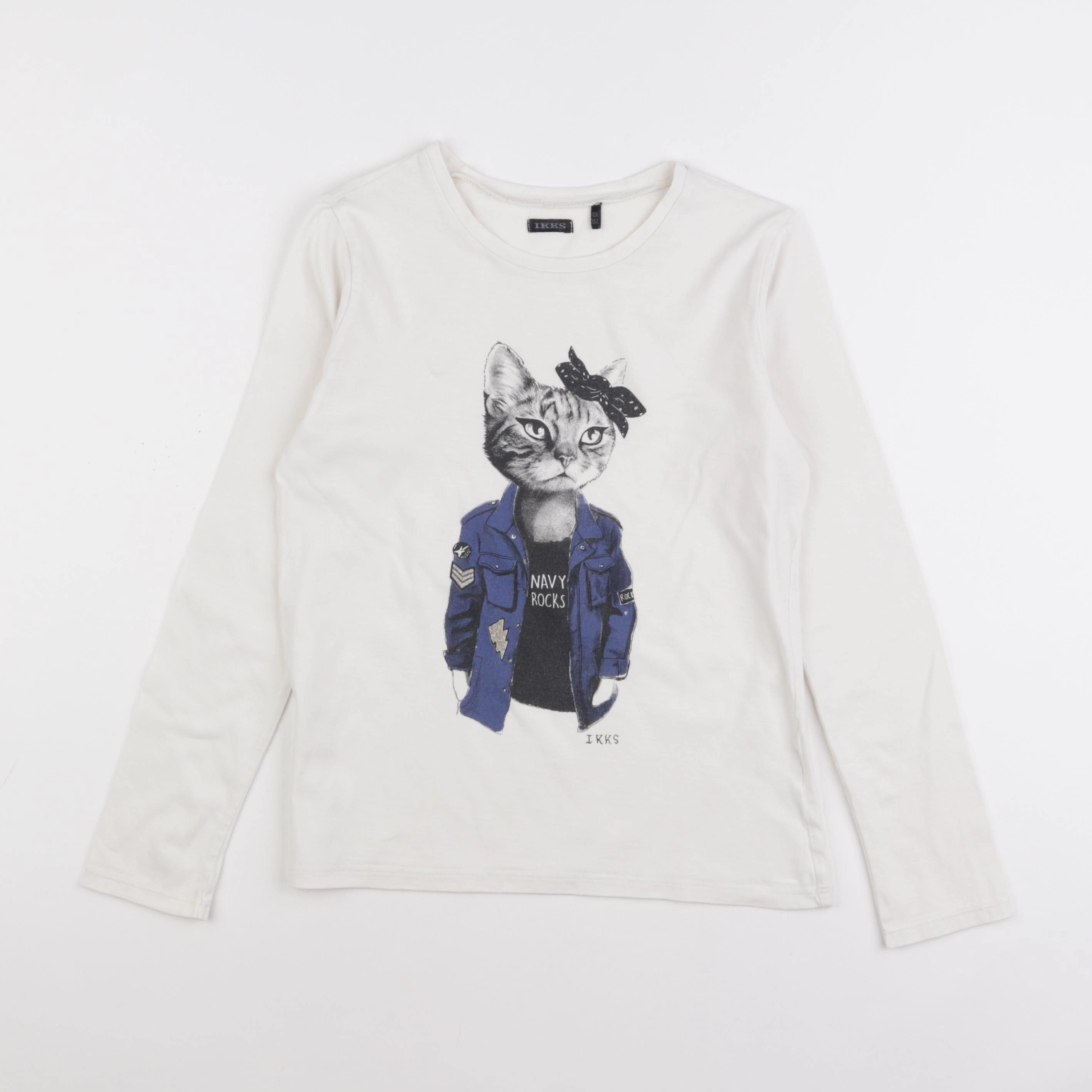 IKKS - tee-shirt multicolore - 12 ans