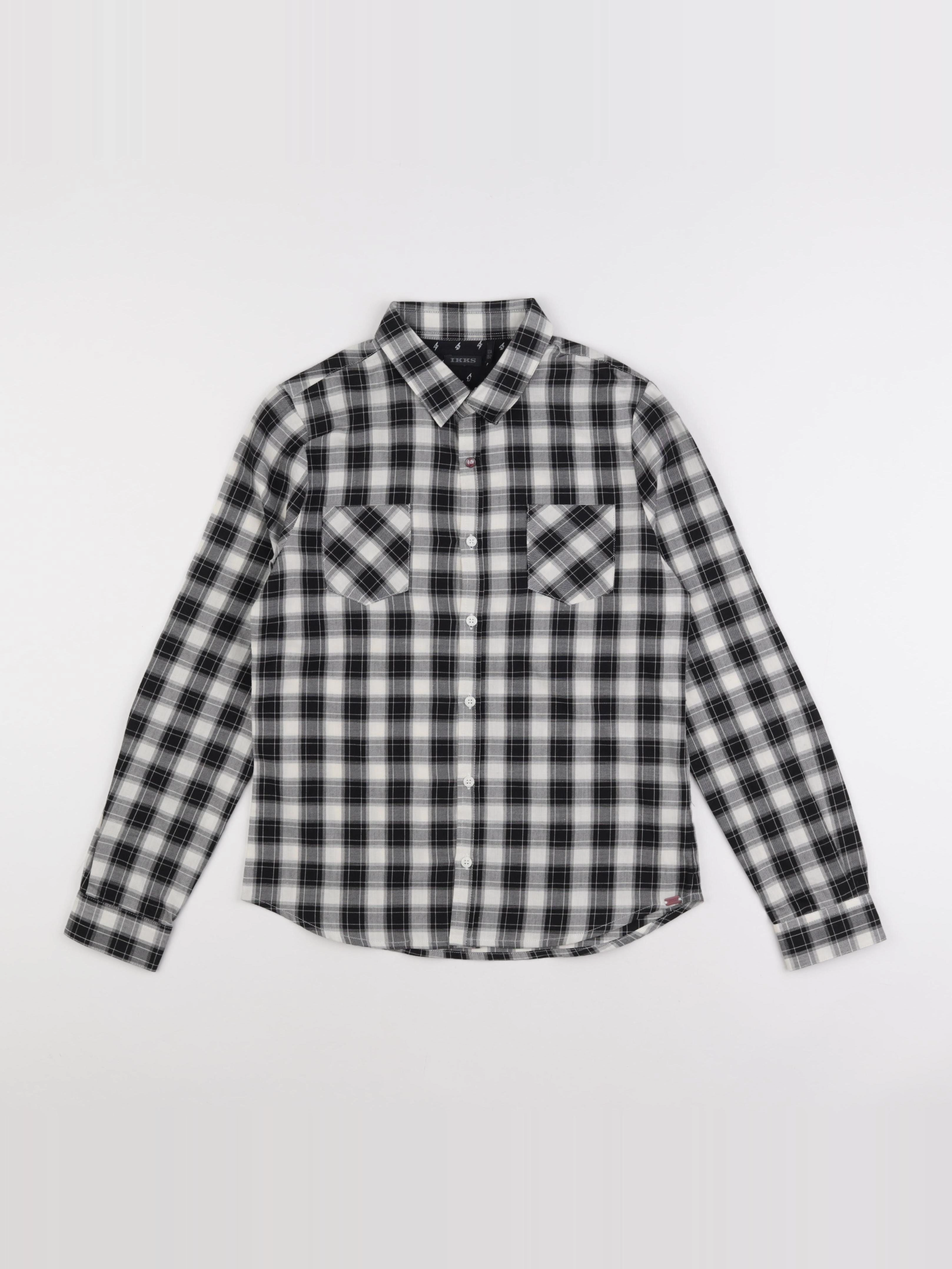 IKKS - chemise noir - 12 ans