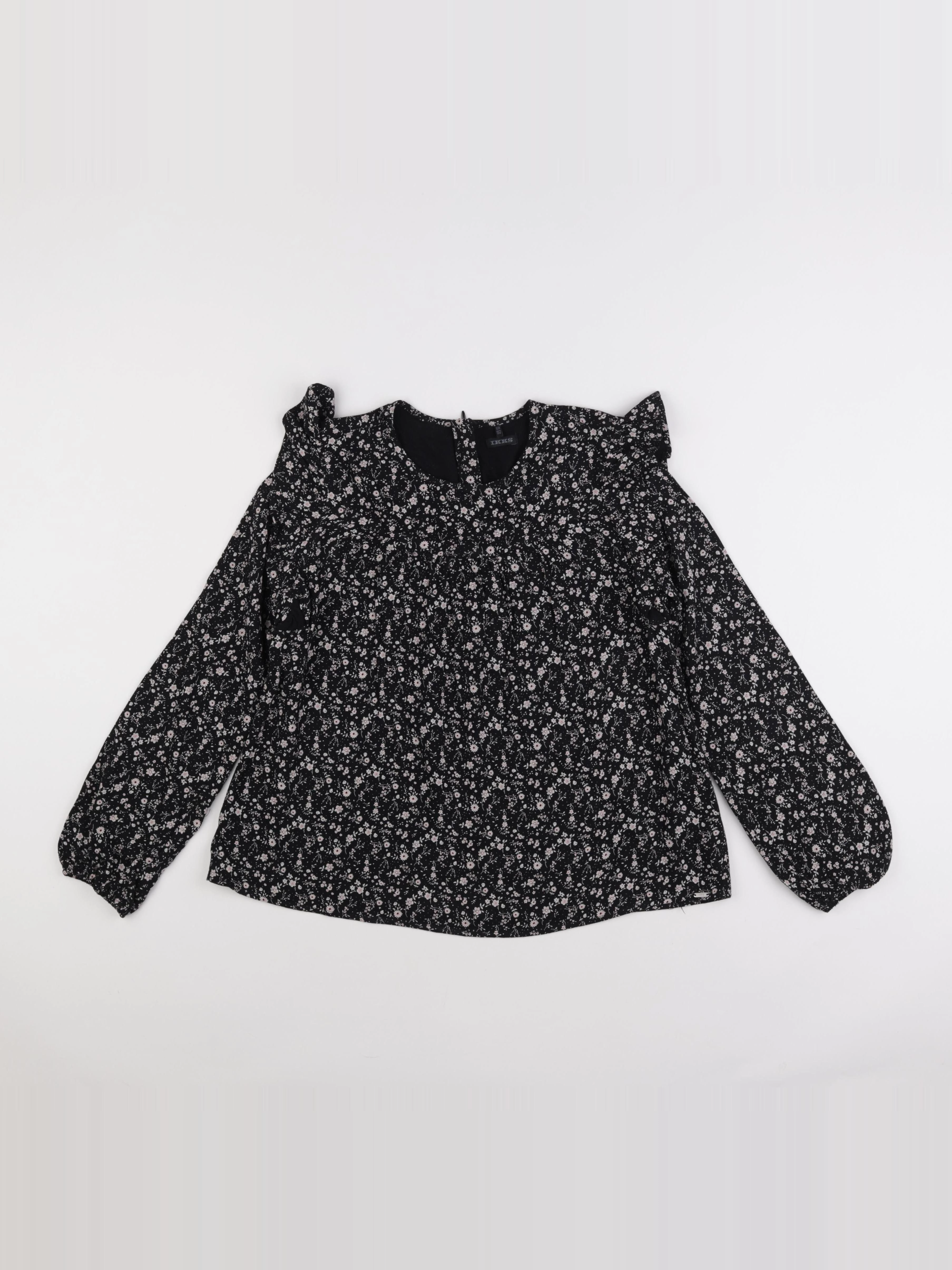 IKKS - blouse noir - 12 ans