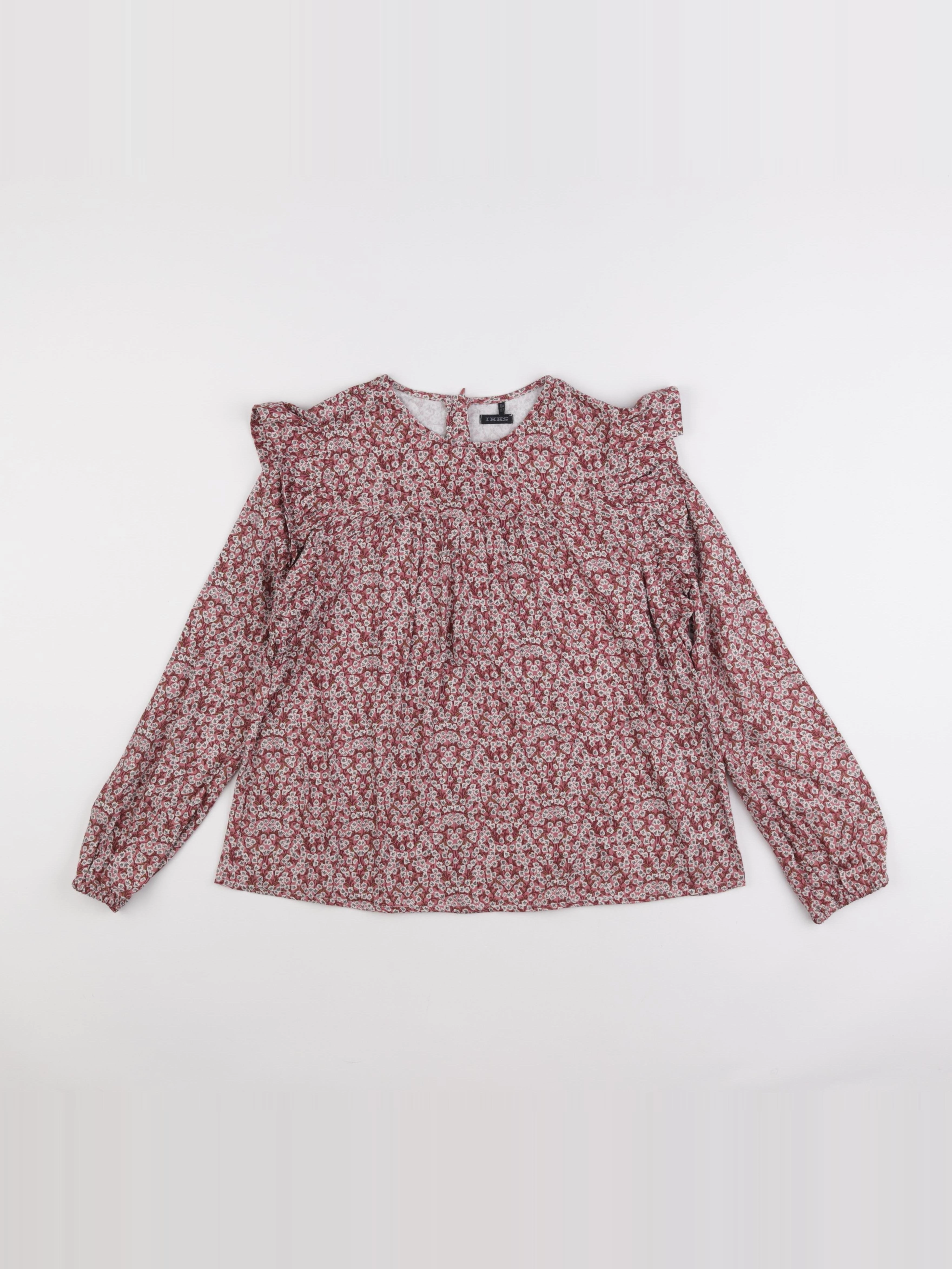 IKKS - blouse rose - 12 ans