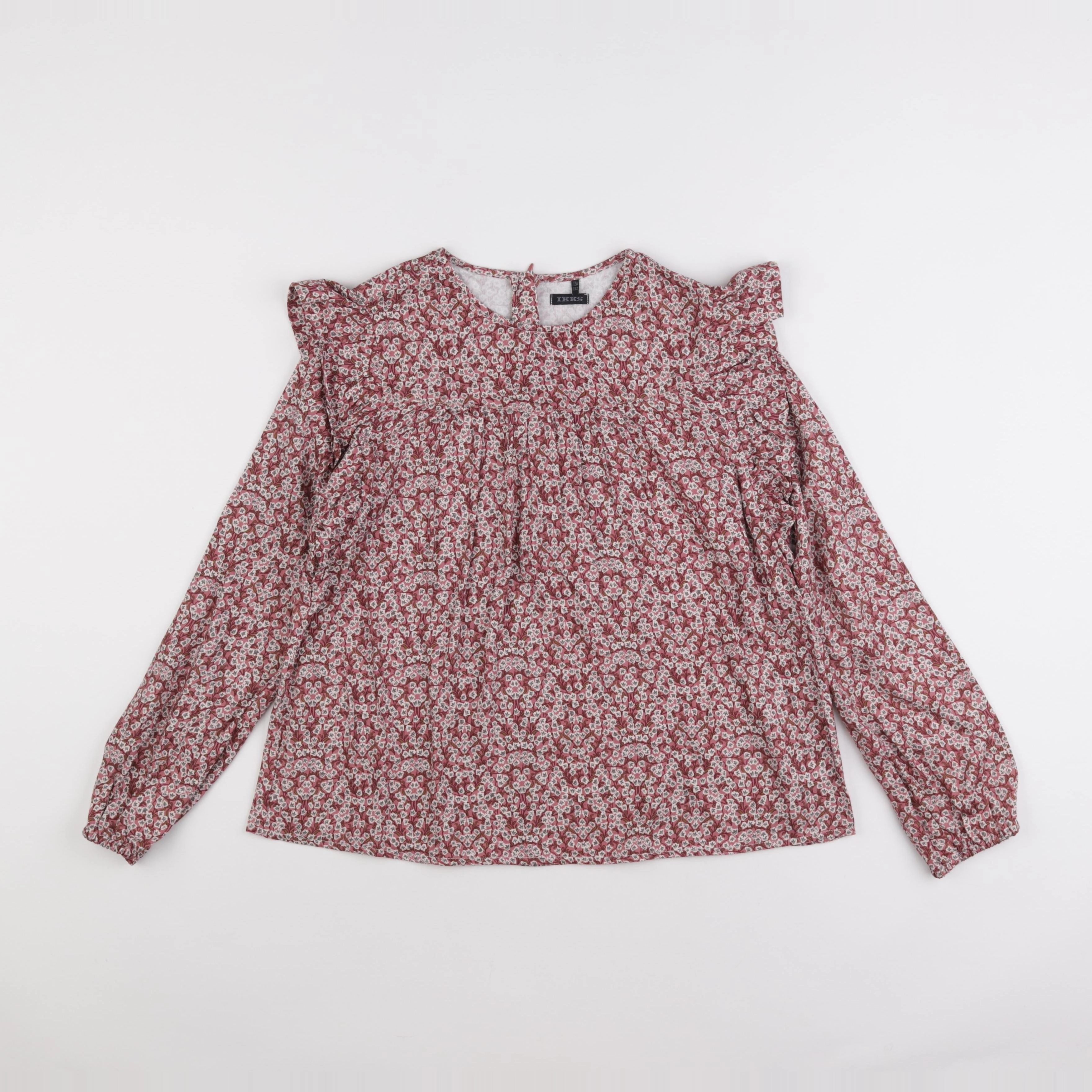 IKKS - blouse rose - 12 ans
