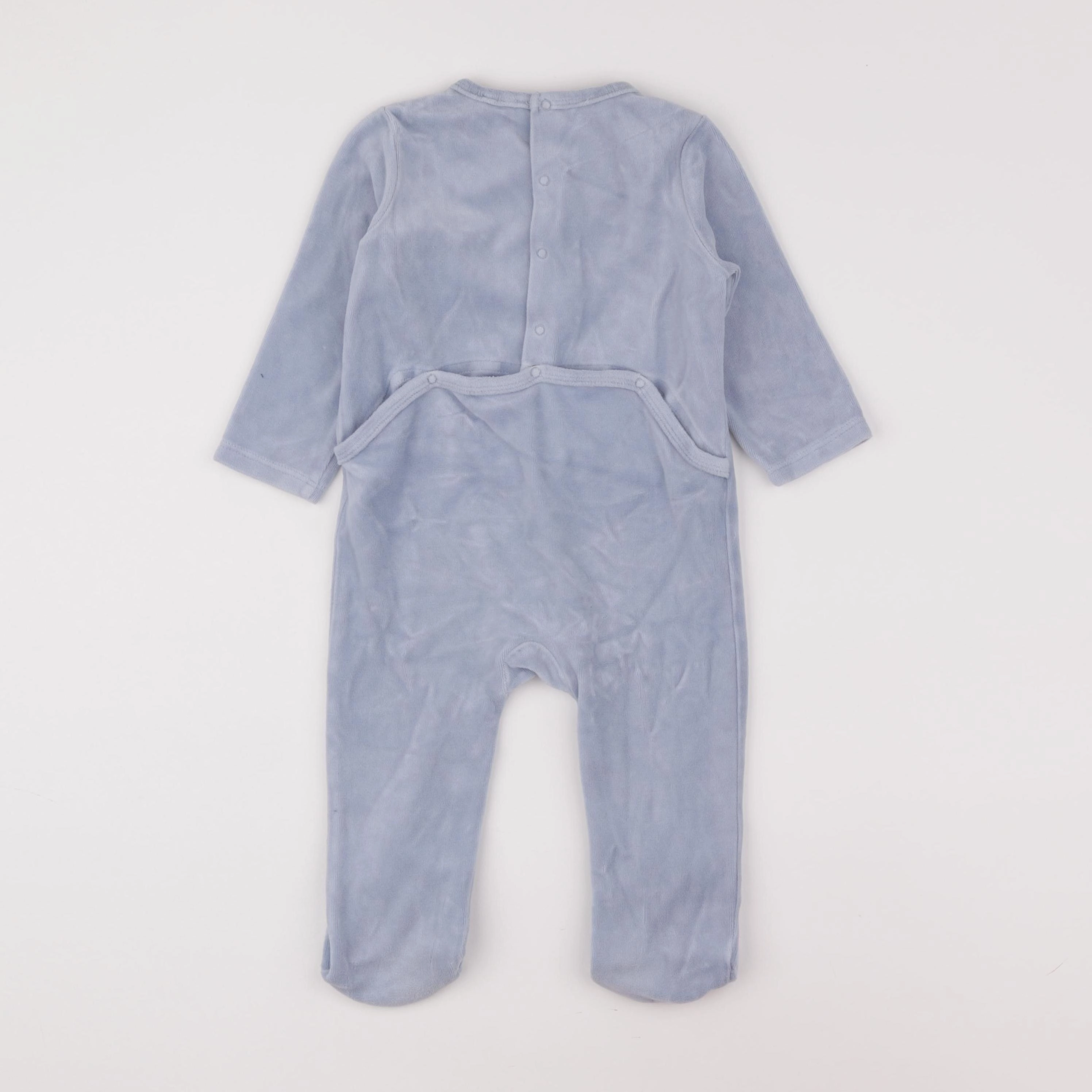 Boutchou - pyjama velours bleu - 18 mois