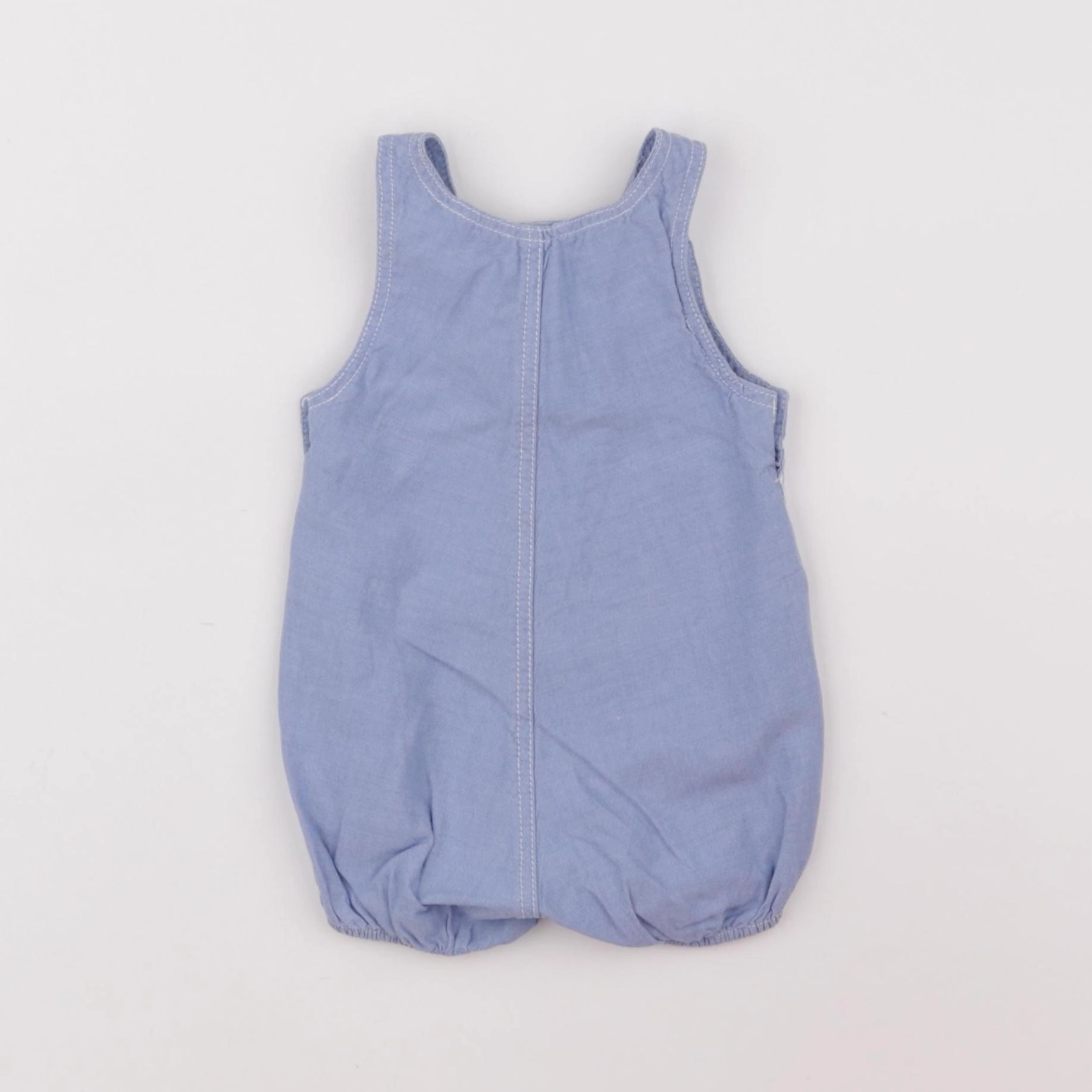 H&M - salopette bleu - 0/1 mois