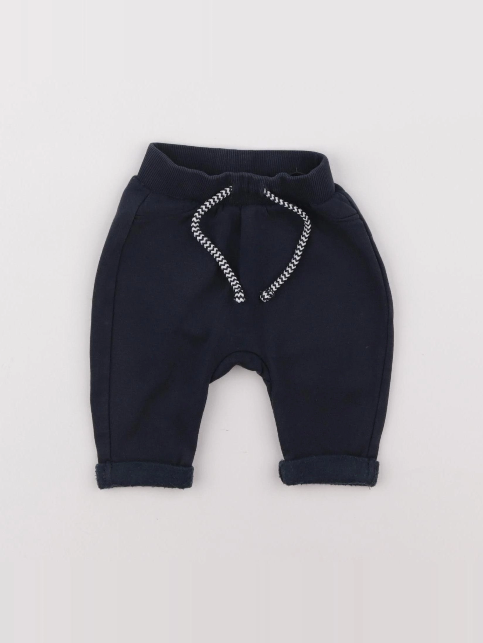 Tape à l'oeil - jogging doublé bleu - 3 mois