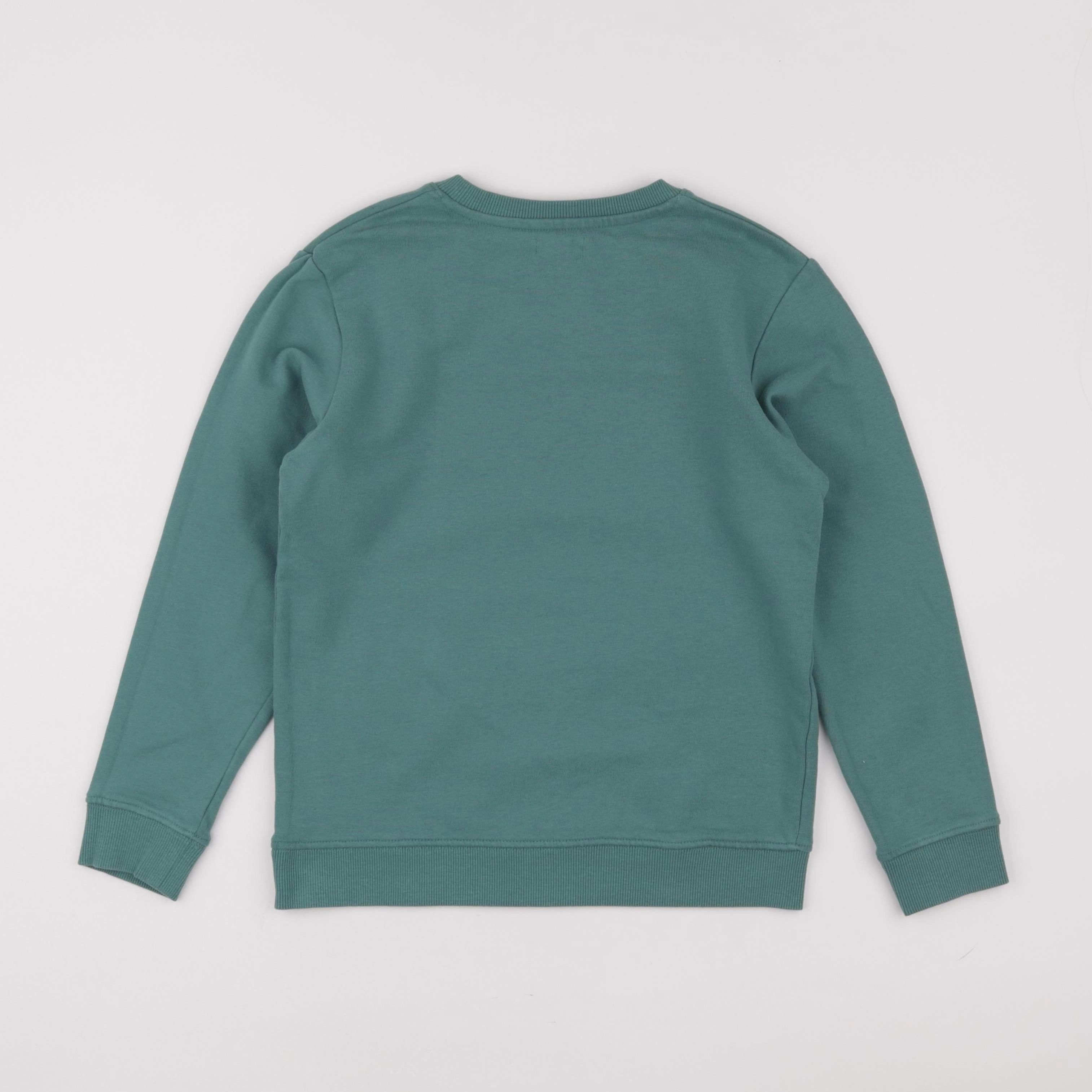 Vertbaudet - sweat vert - 10 ans
