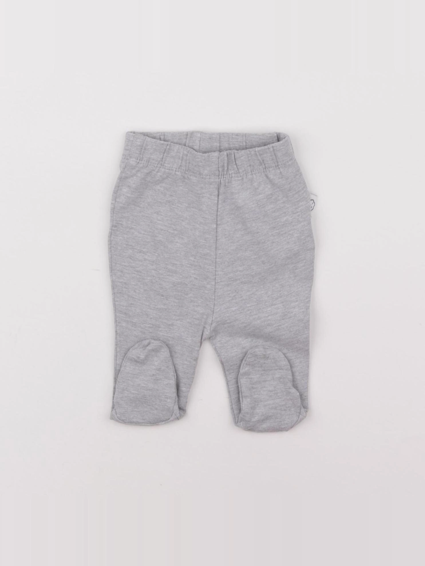 Vertbaudet - legging gris - 0 mois