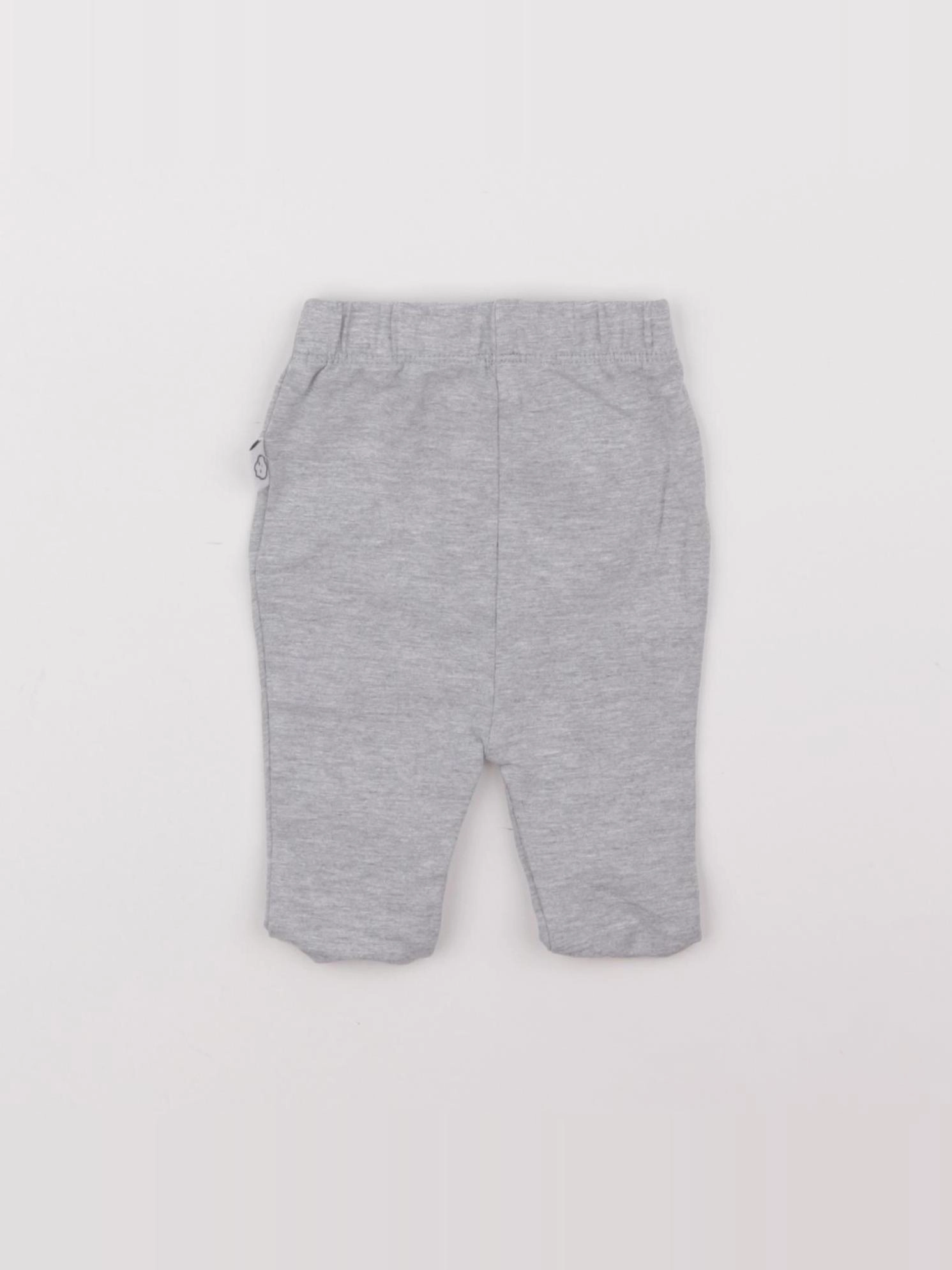 Vertbaudet - legging gris - 0 mois