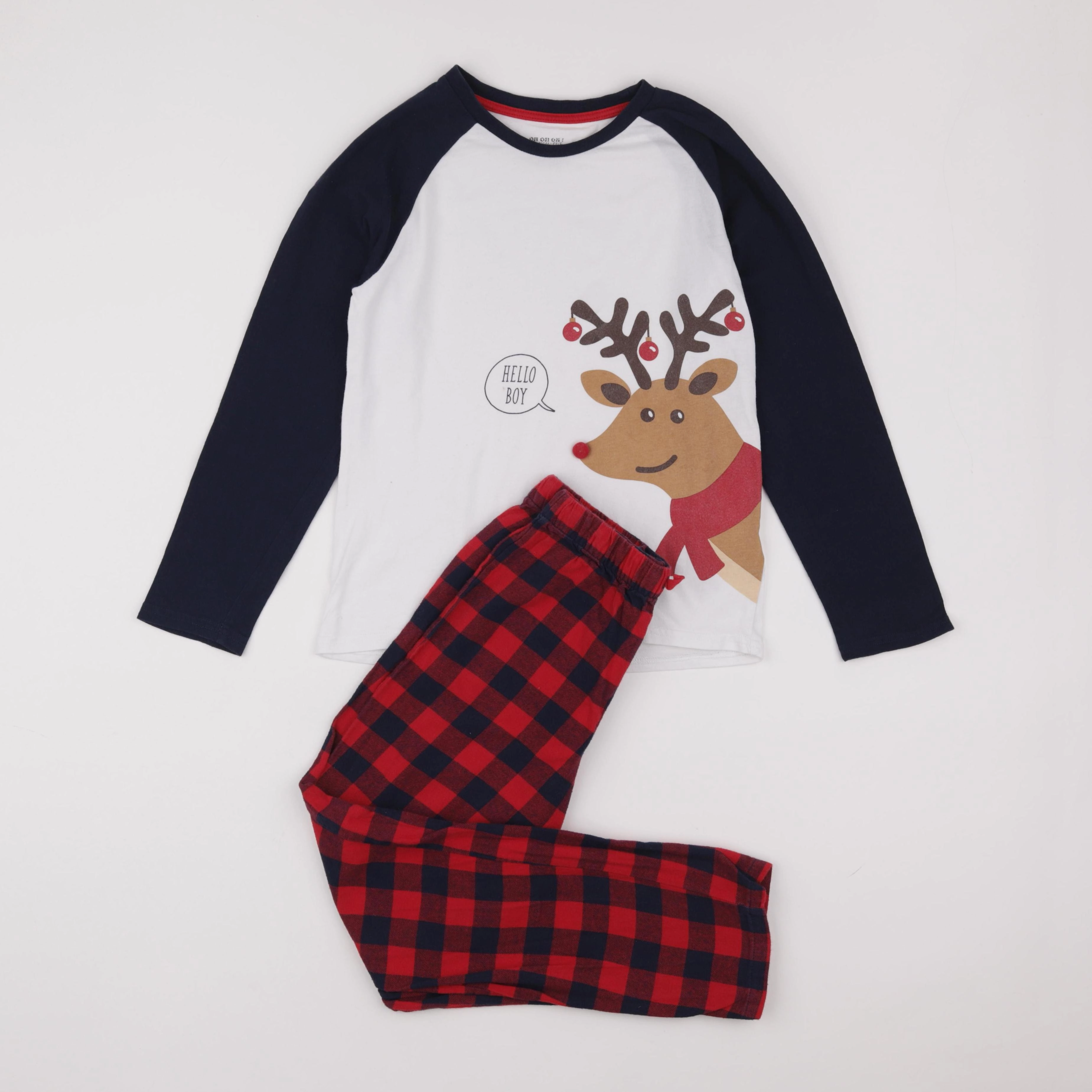 Vertbaudet - pyjama coton multicolore - 10 ans