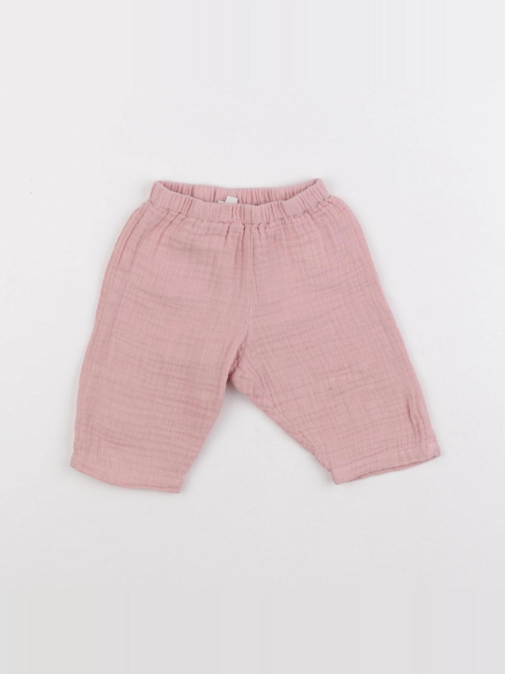 Bonton - pantalon rose - 6 mois