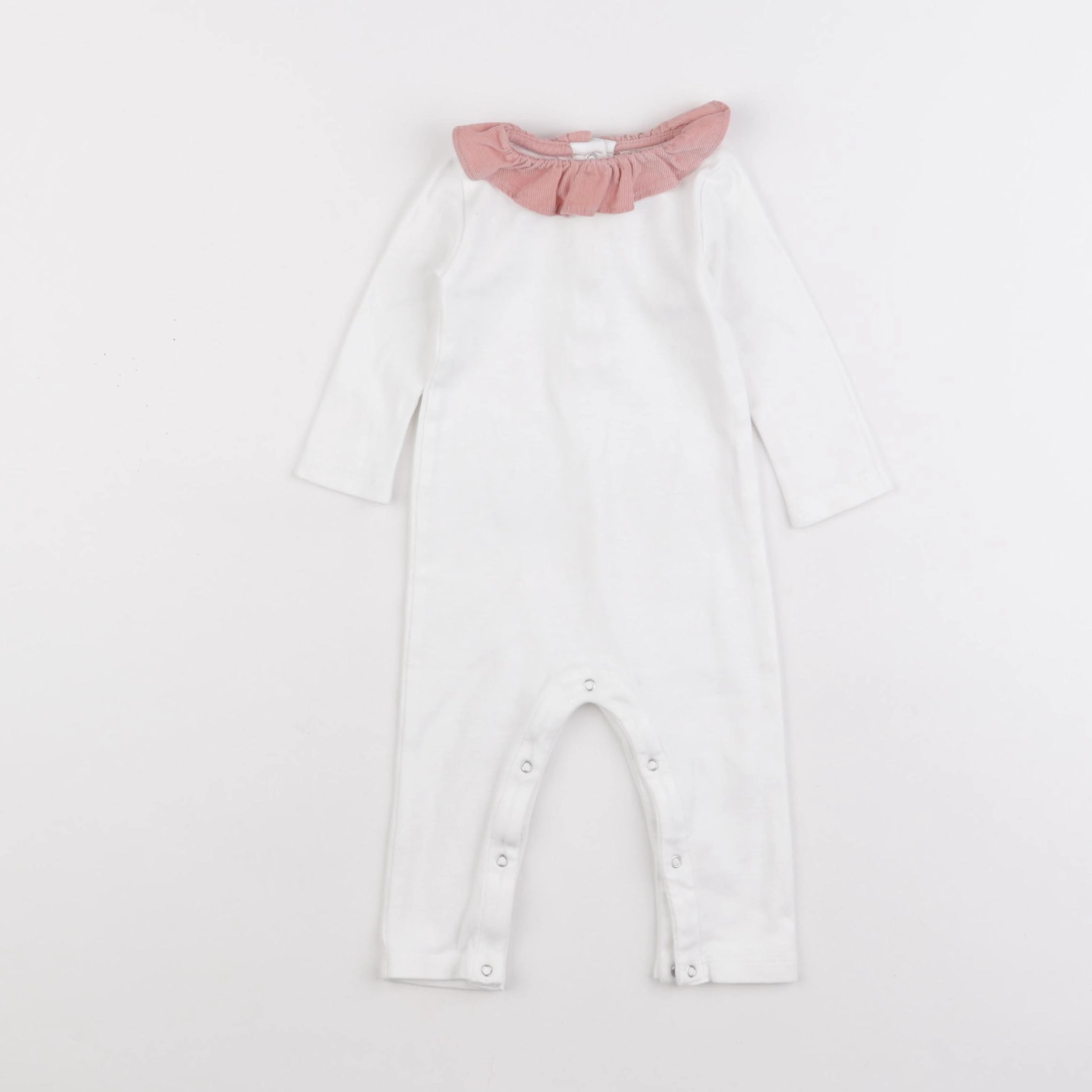 Bonton - combinaison blanc - 6 mois