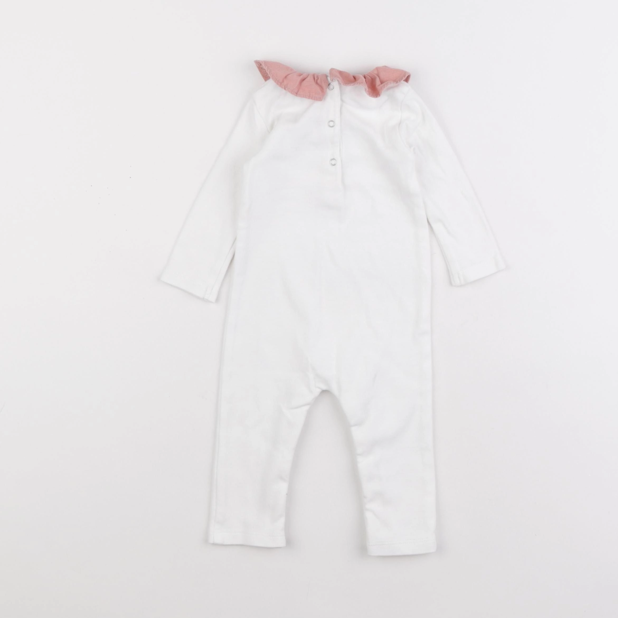 Bonton - combinaison blanc - 6 mois