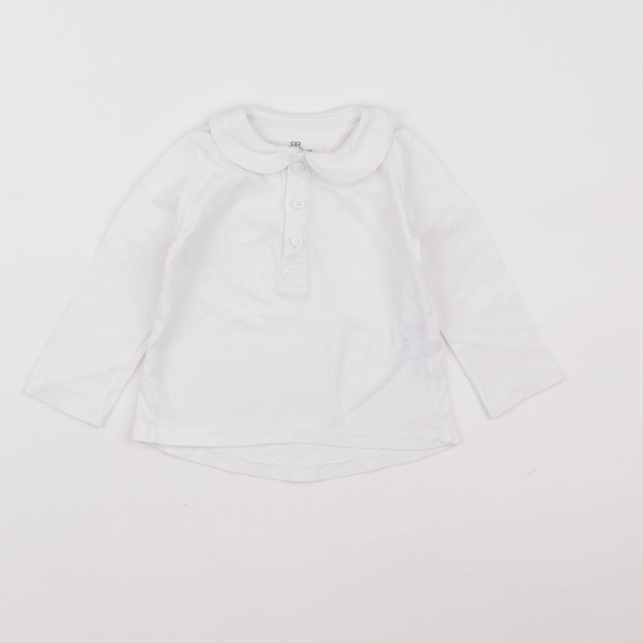 La Redoute - polo blanc - 9 mois