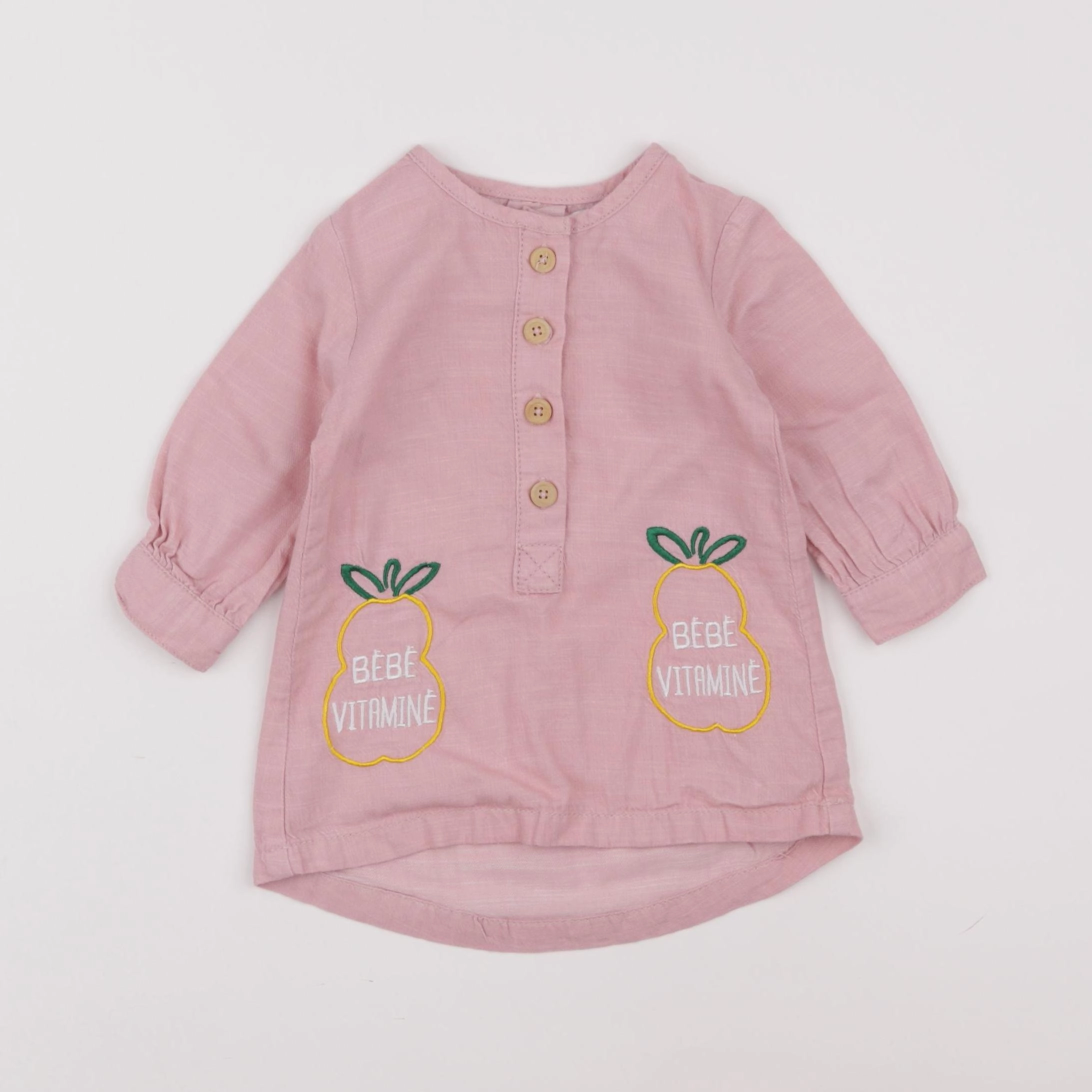 La Redoute - robe rose - 6 mois