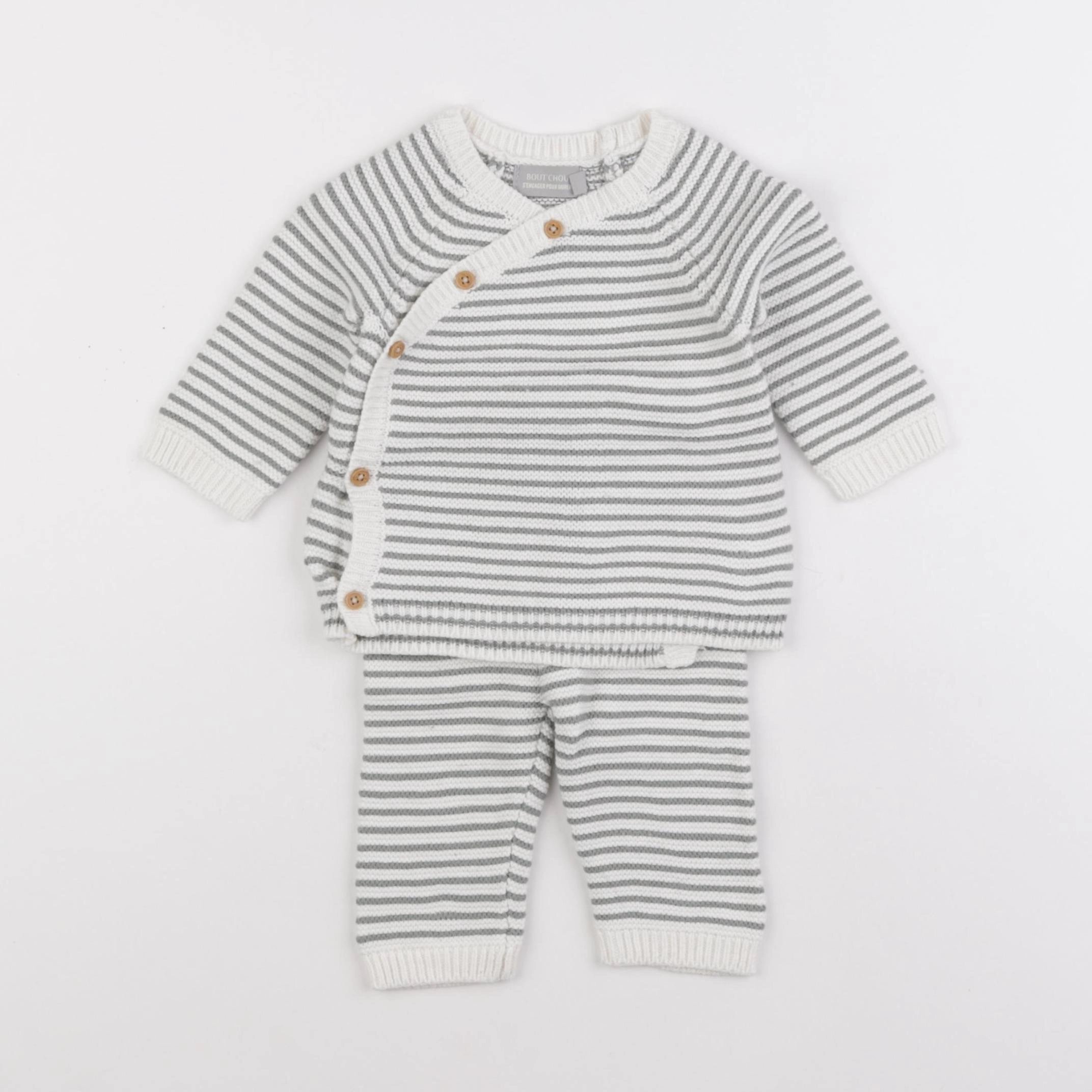 Boutchou - ensemble vert - 3 mois