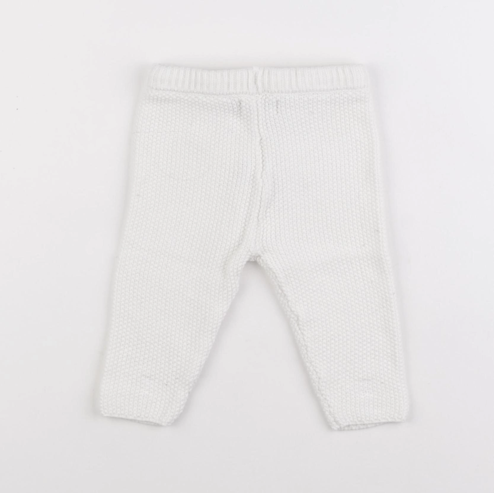 Boutchou - legging blanc - 6 mois
