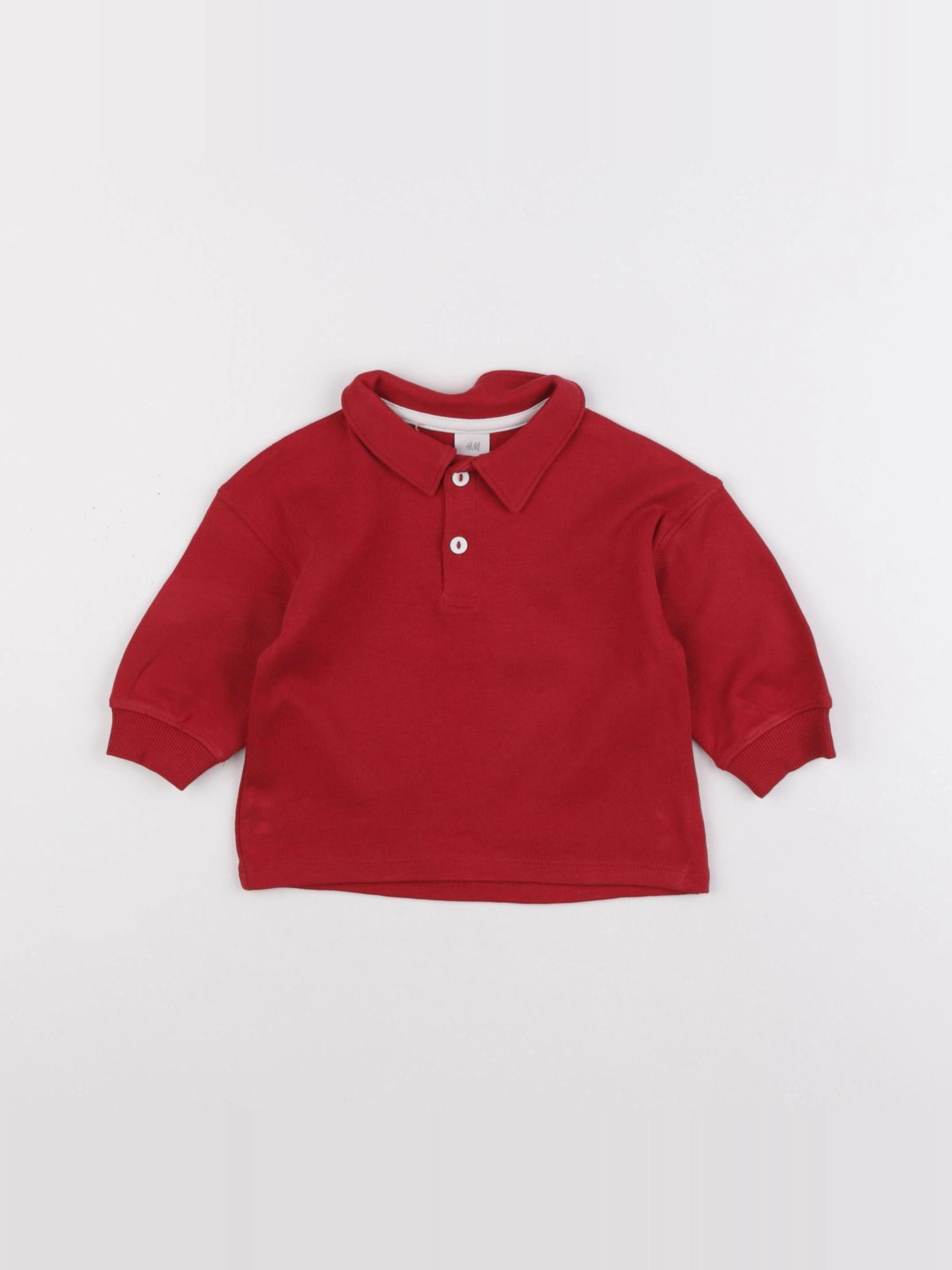 H&M - tee-shirt rouge - 3/6 mois