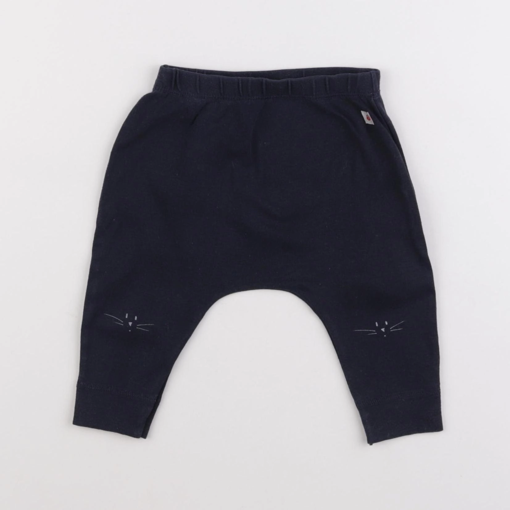 Petit Bateau - sarouel bleu - 6 mois