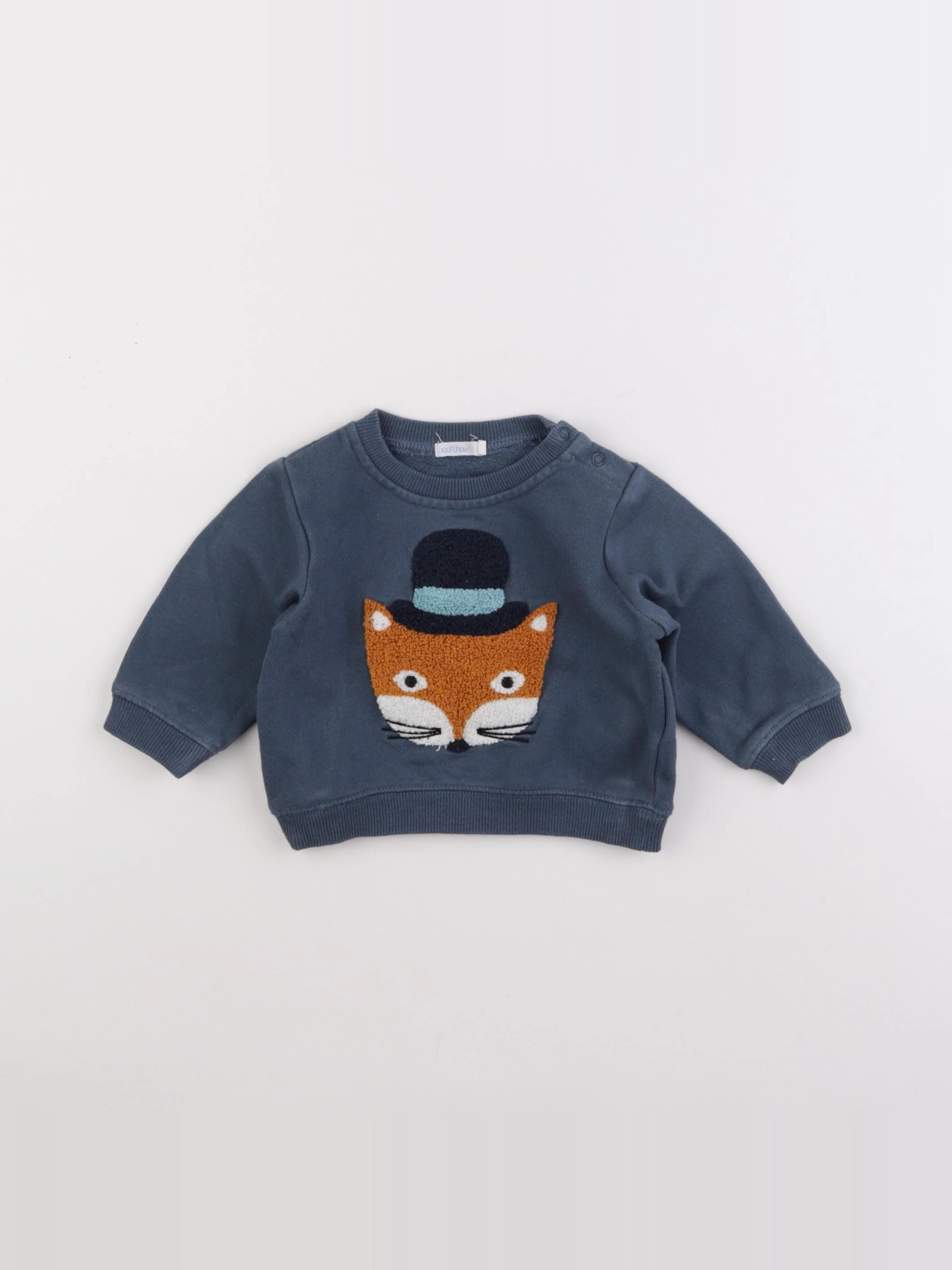 Boutchou - sweat multicolore - 6 mois