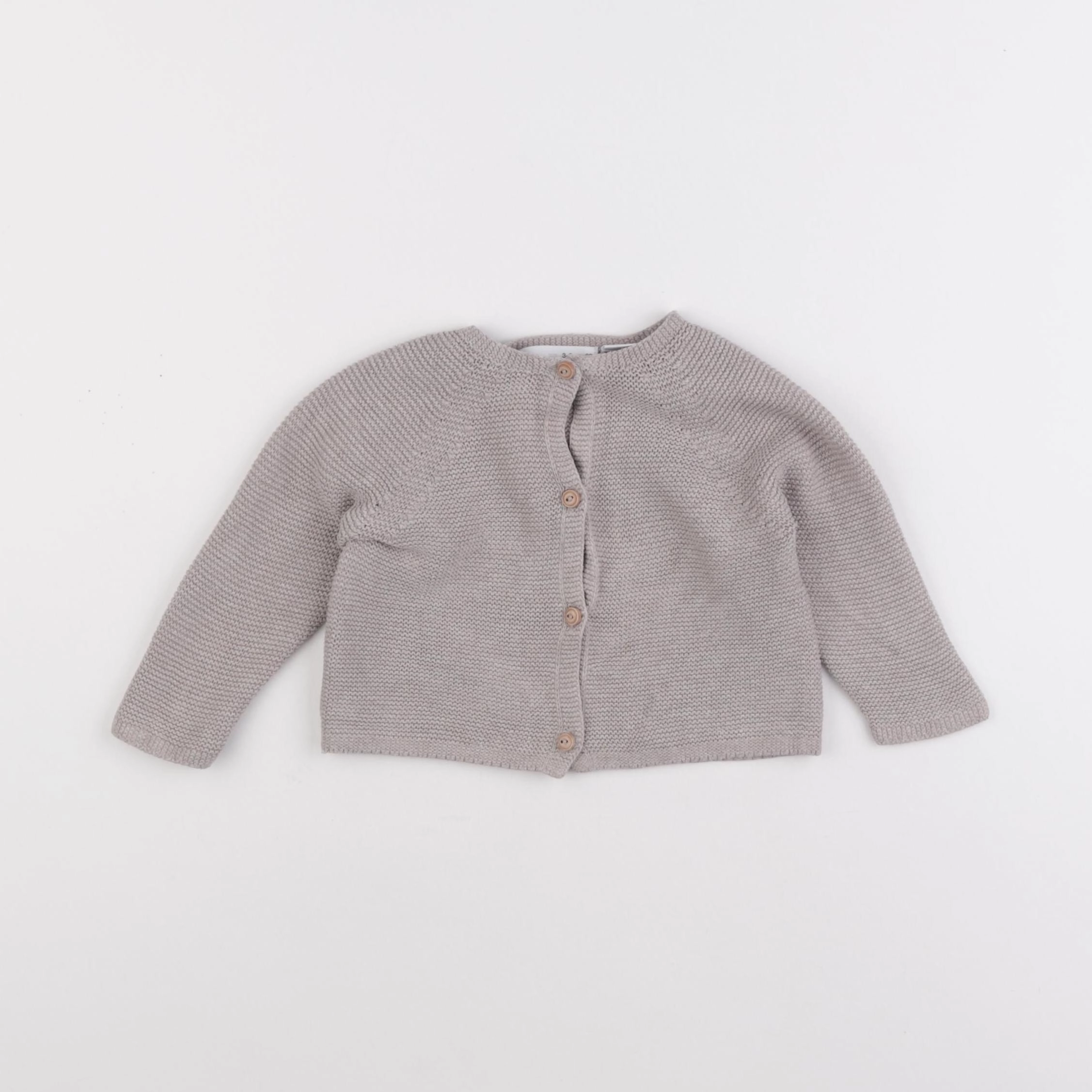 Zara - gilet marron - 3/6 mois