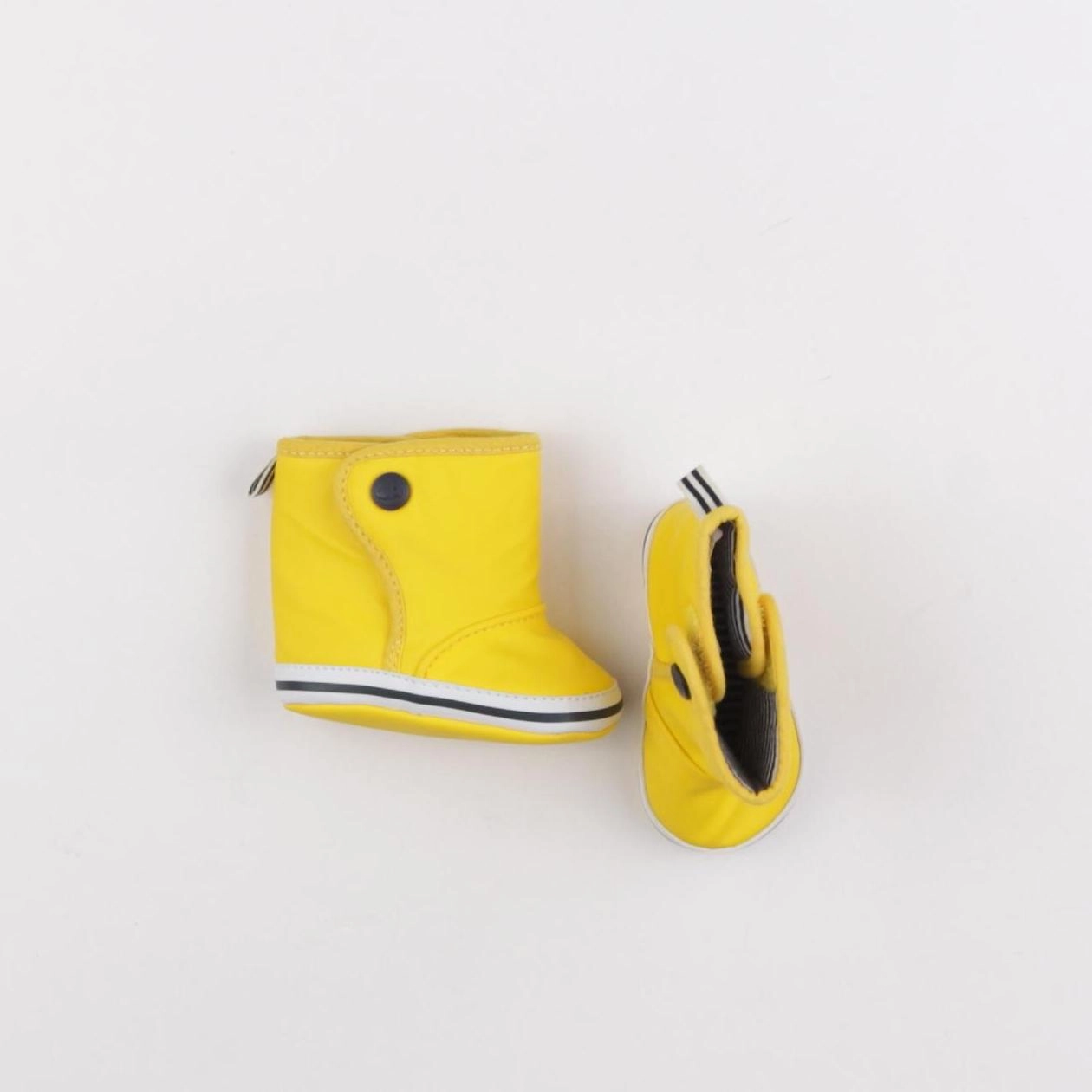 Petit Bateau - chaussons jaune - pointure 16/17