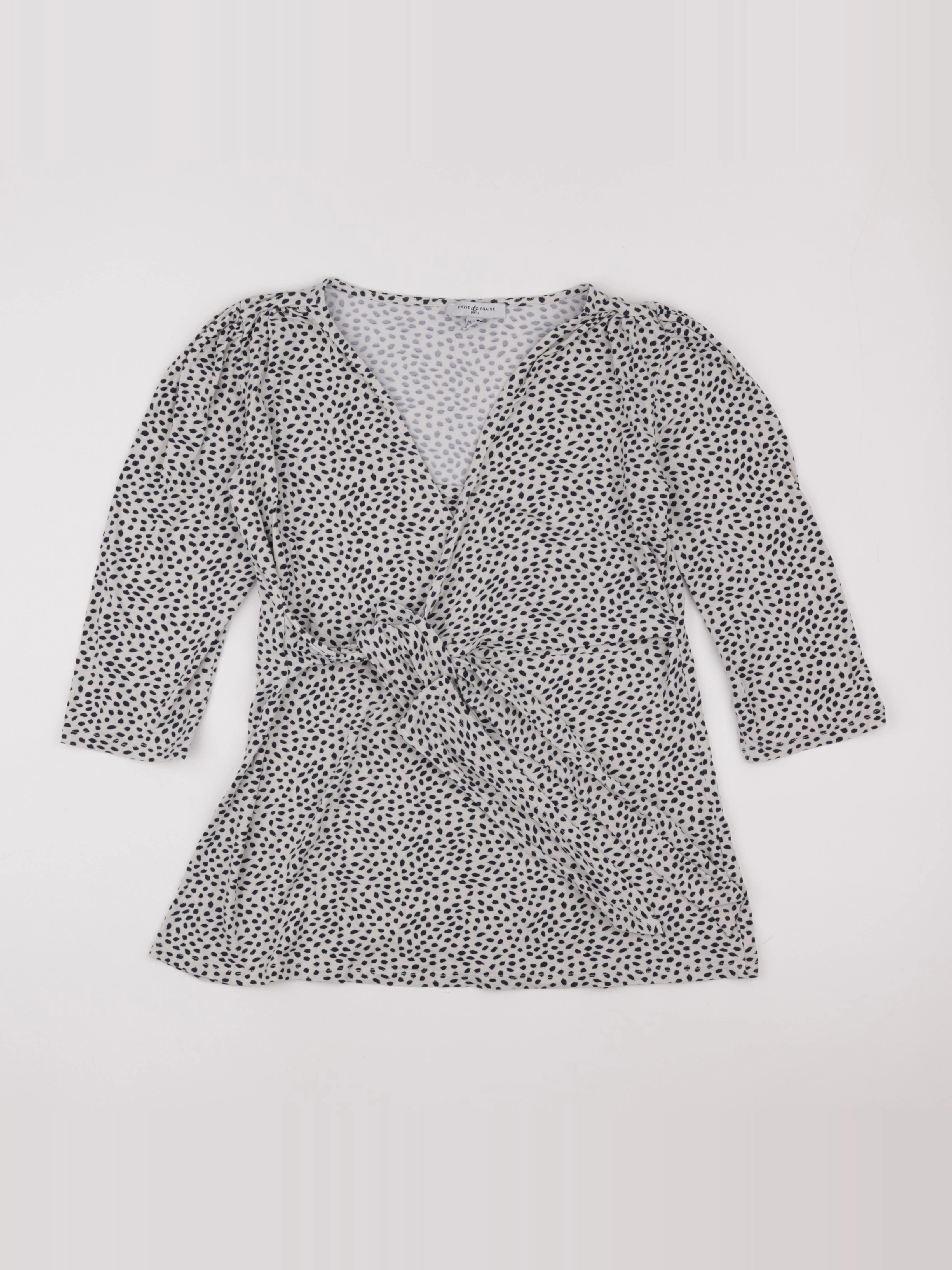 Envie de fraise - blouse grossesse, allaitement bleu - 40 à 42