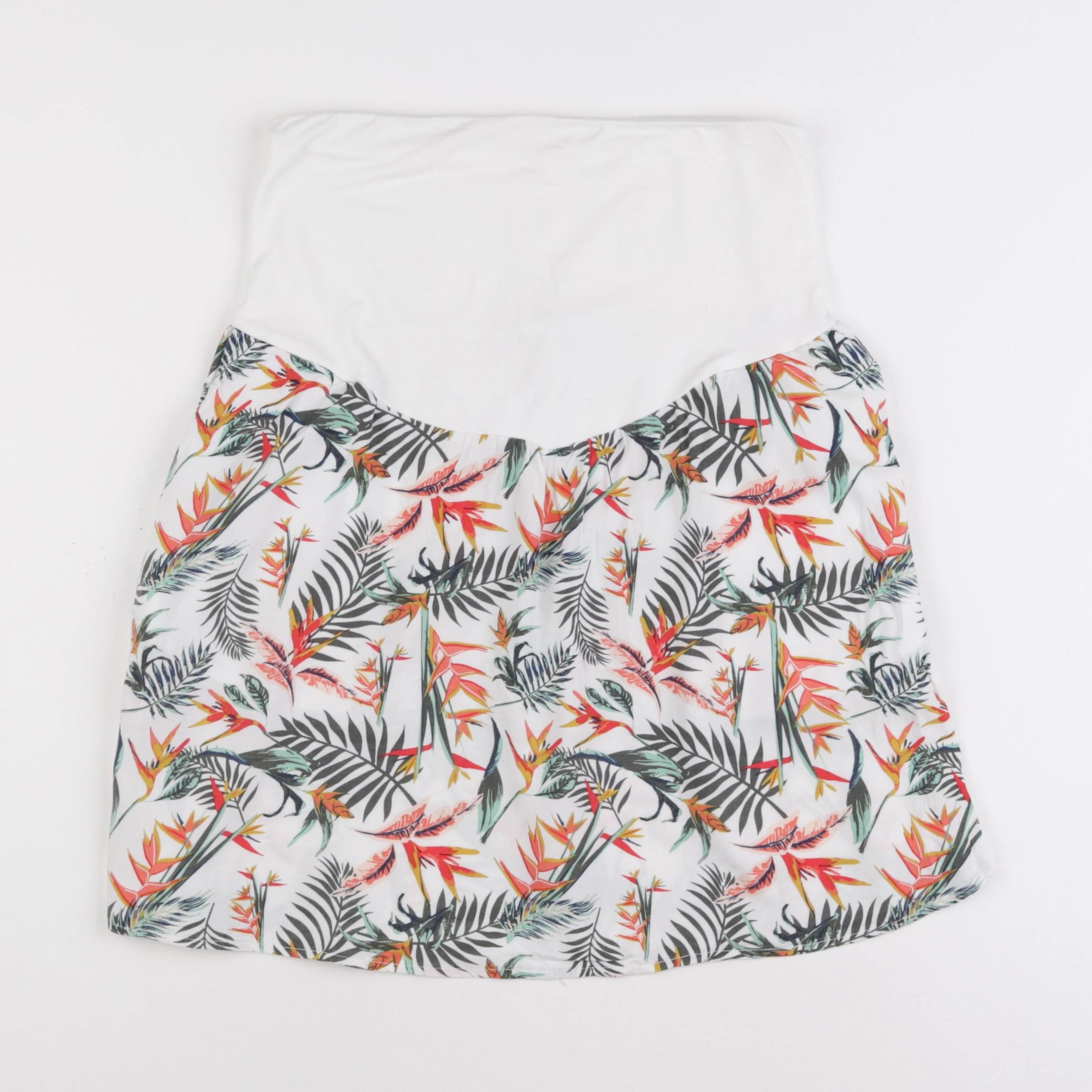 Kiabi - jupe grossesse blanc - 36