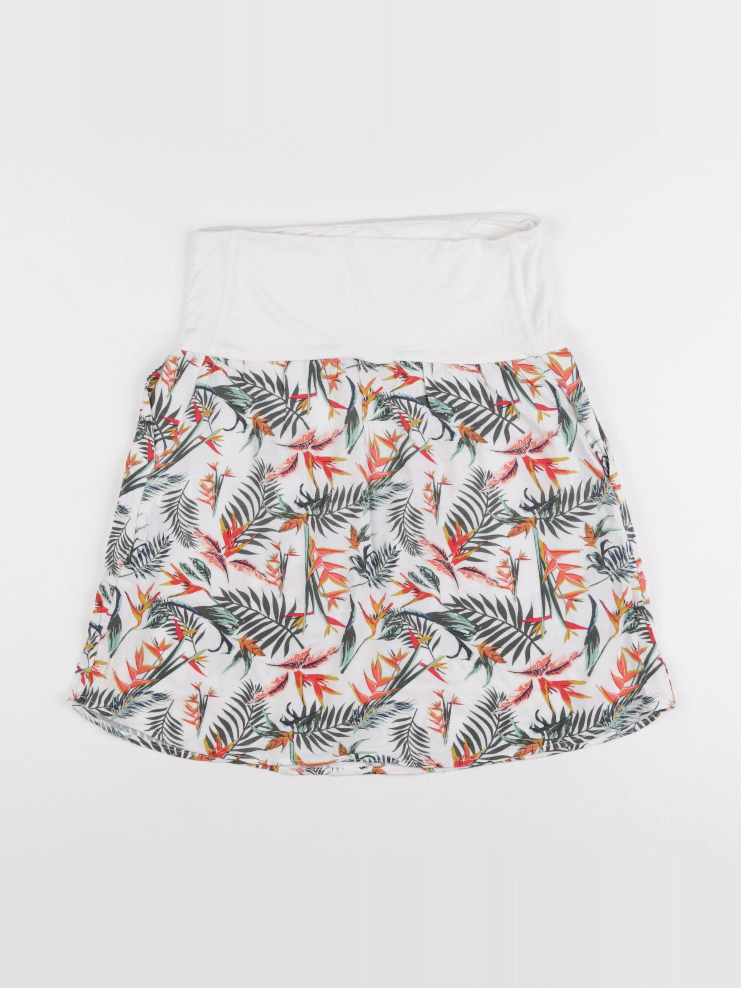Kiabi - jupe grossesse blanc - 36