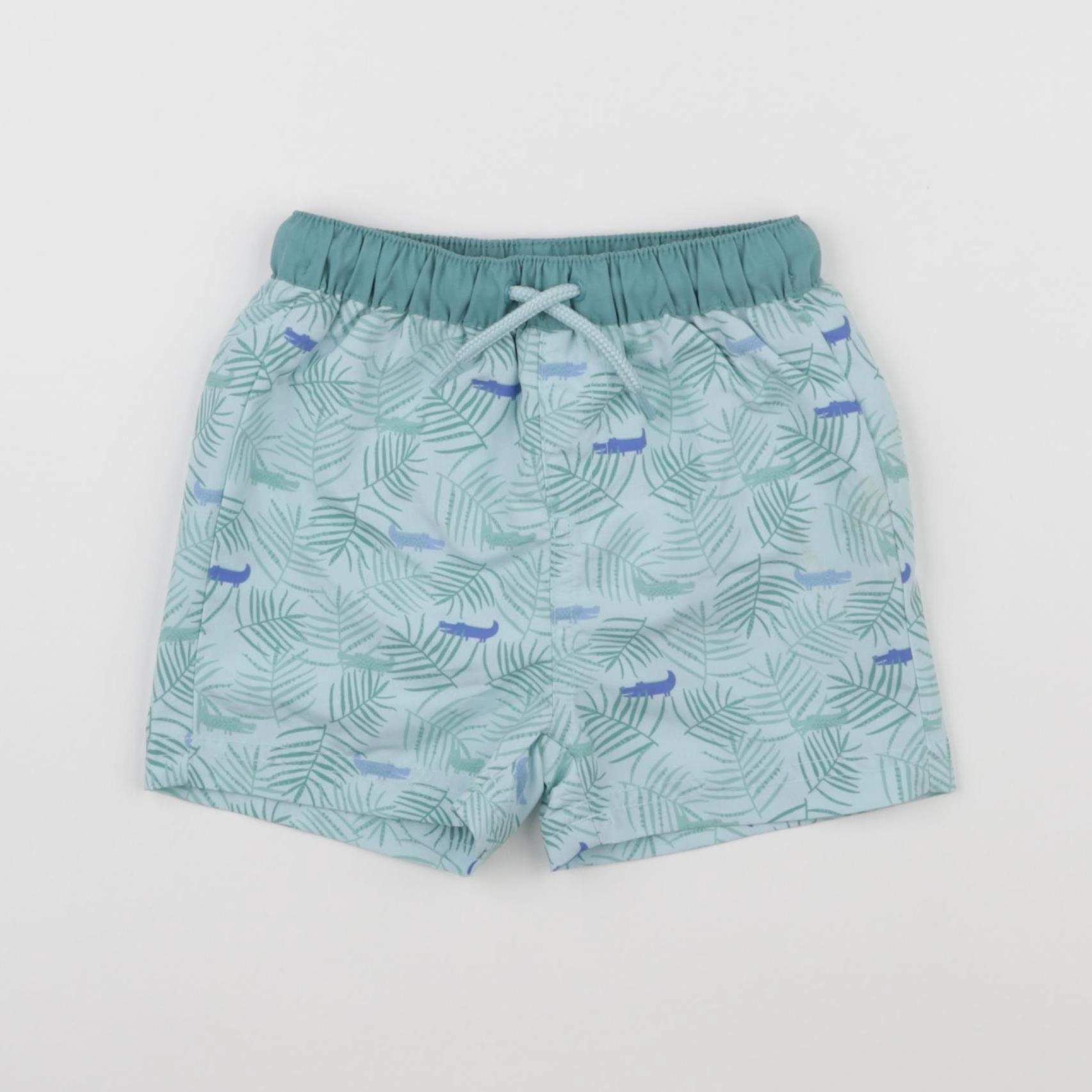 Vertbaudet - maillot de bain vert - 12 mois