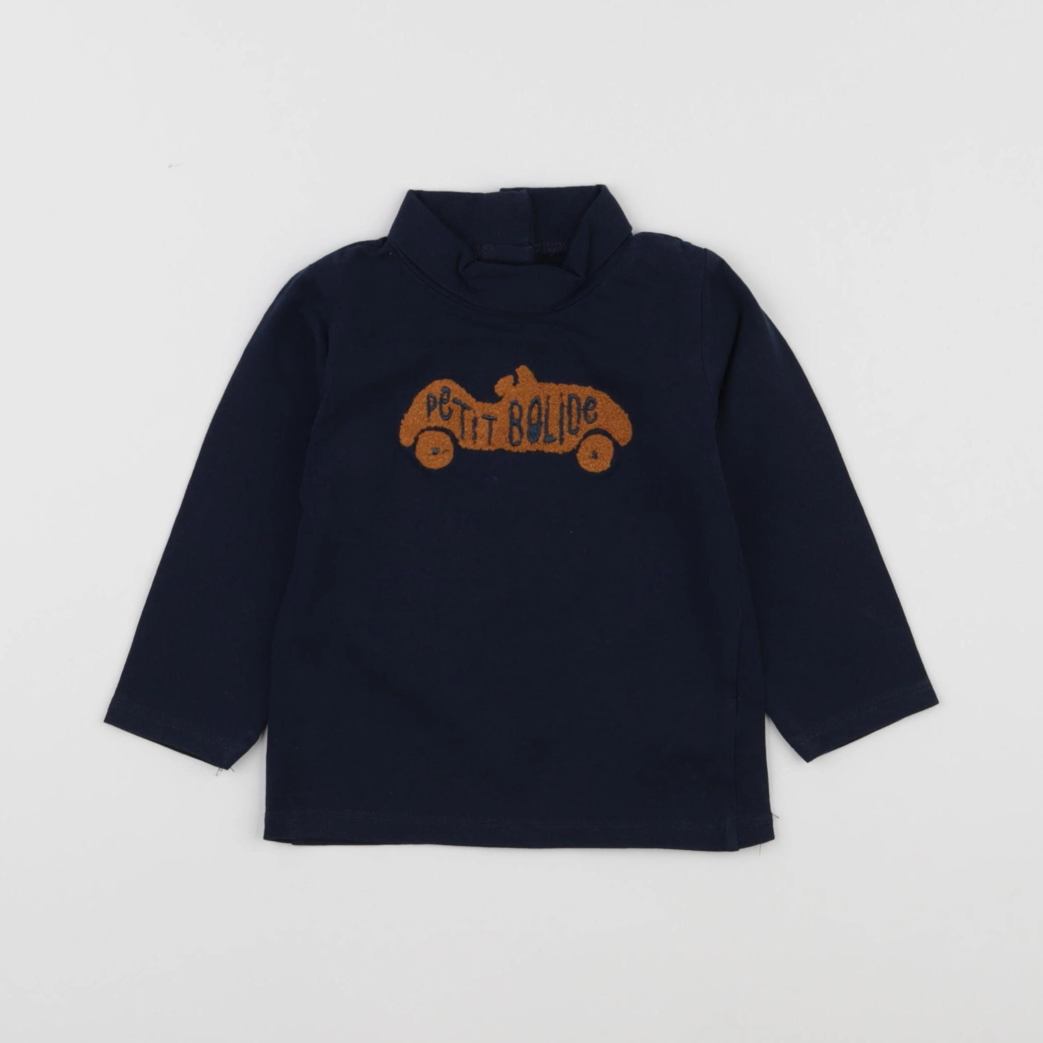 Vertbaudet - sous-pull bleu - 18 mois