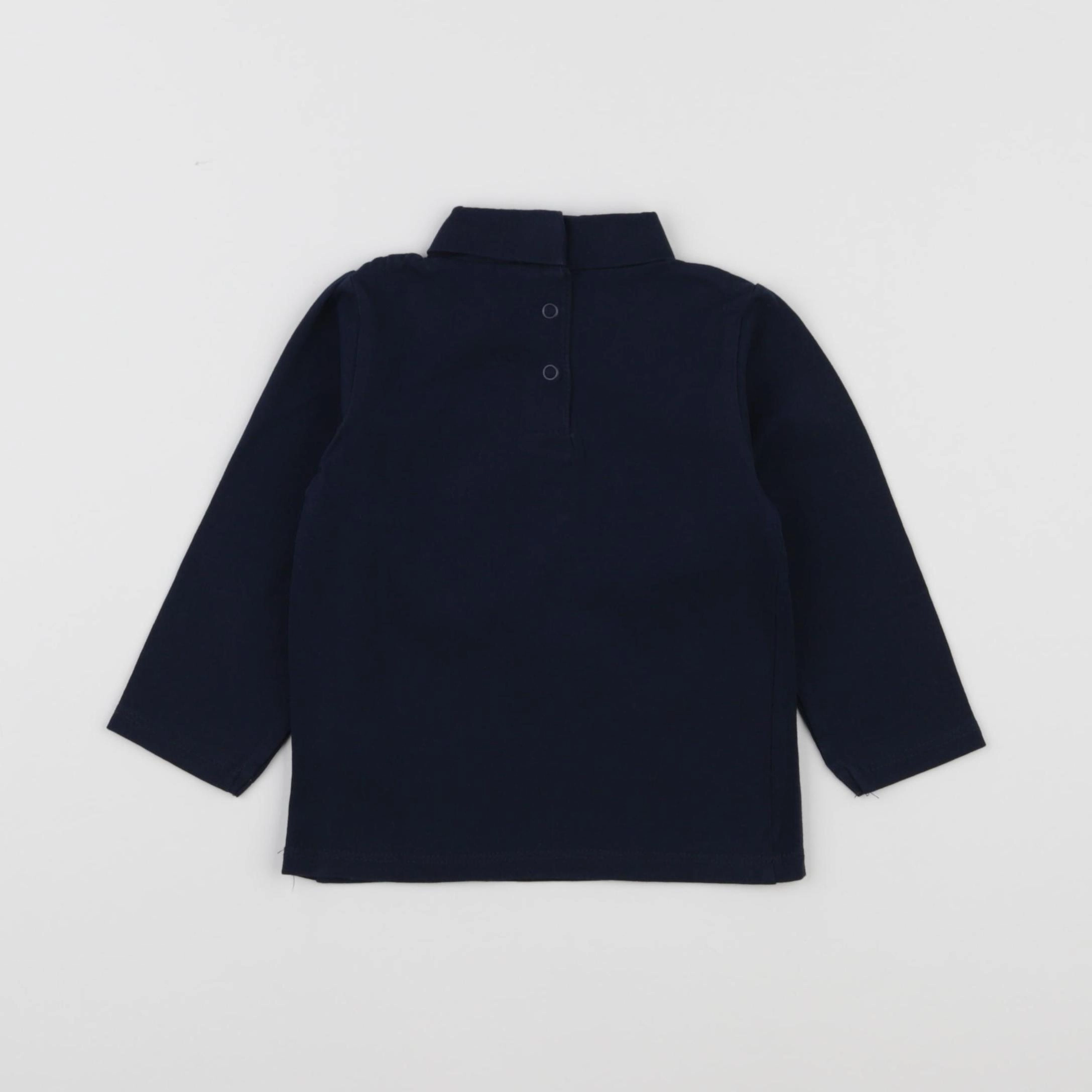 Vertbaudet - sous-pull bleu - 18 mois