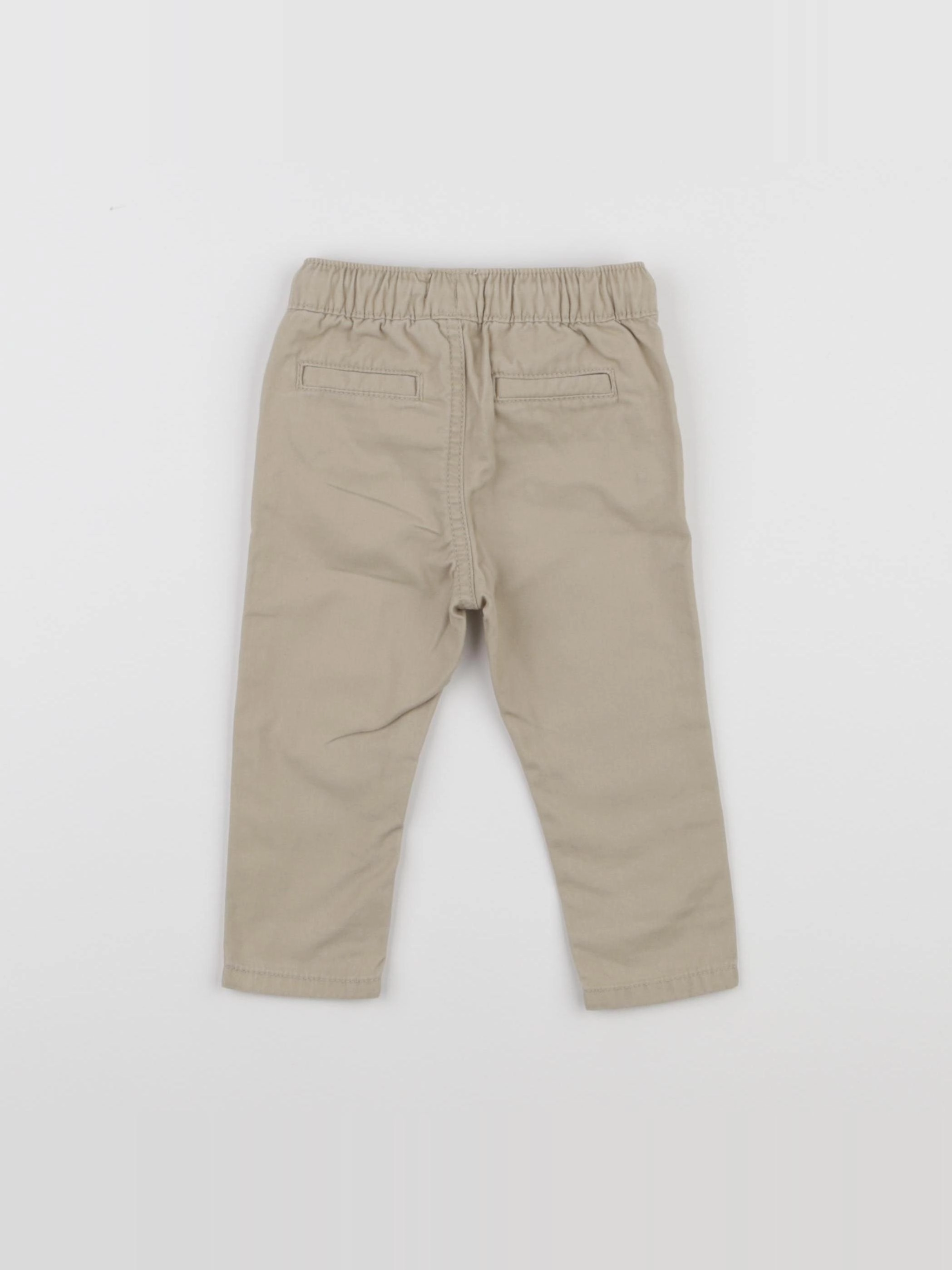 Vertbaudet - pantalon beige - 6 mois