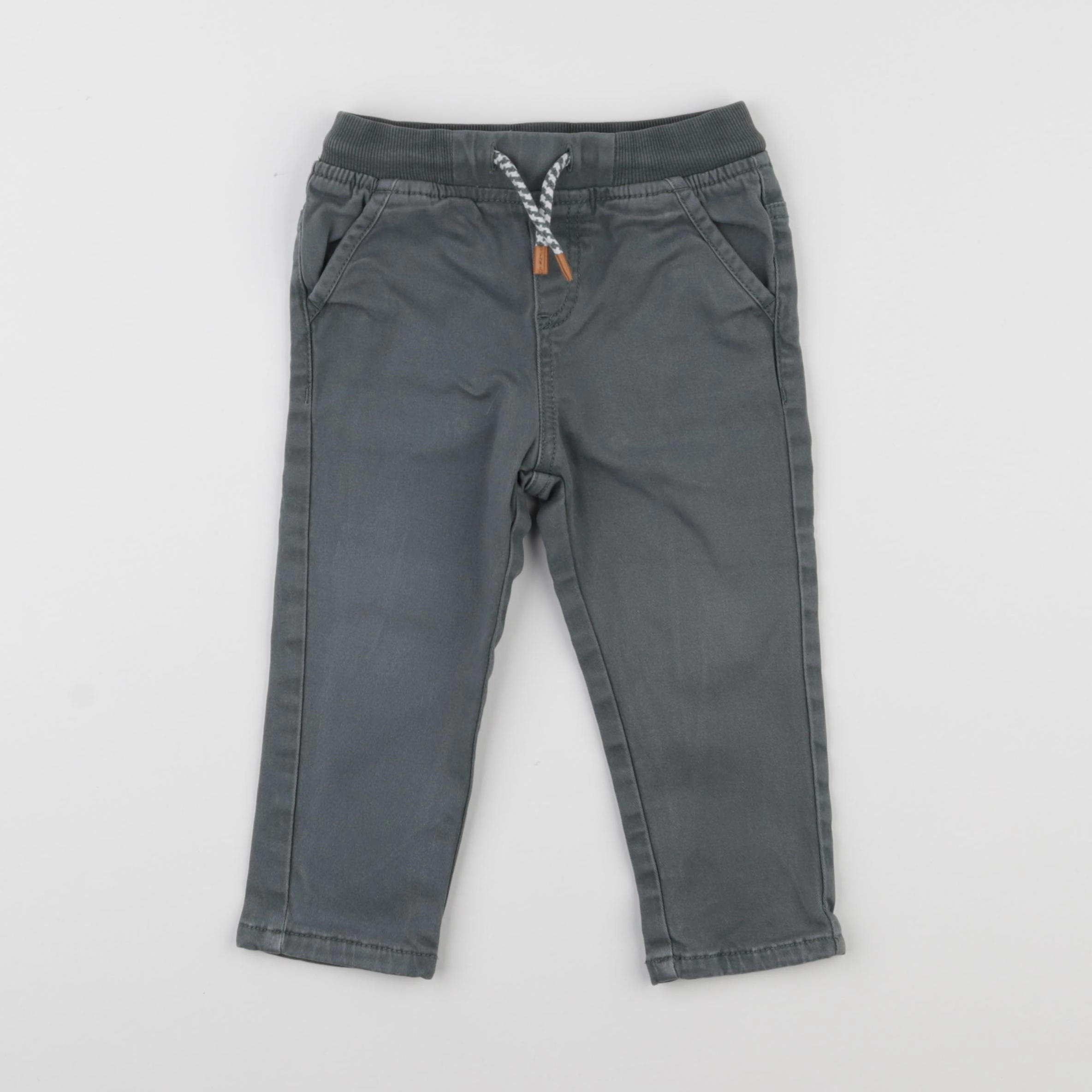 Vertbaudet - pantalon vert - 2 ans