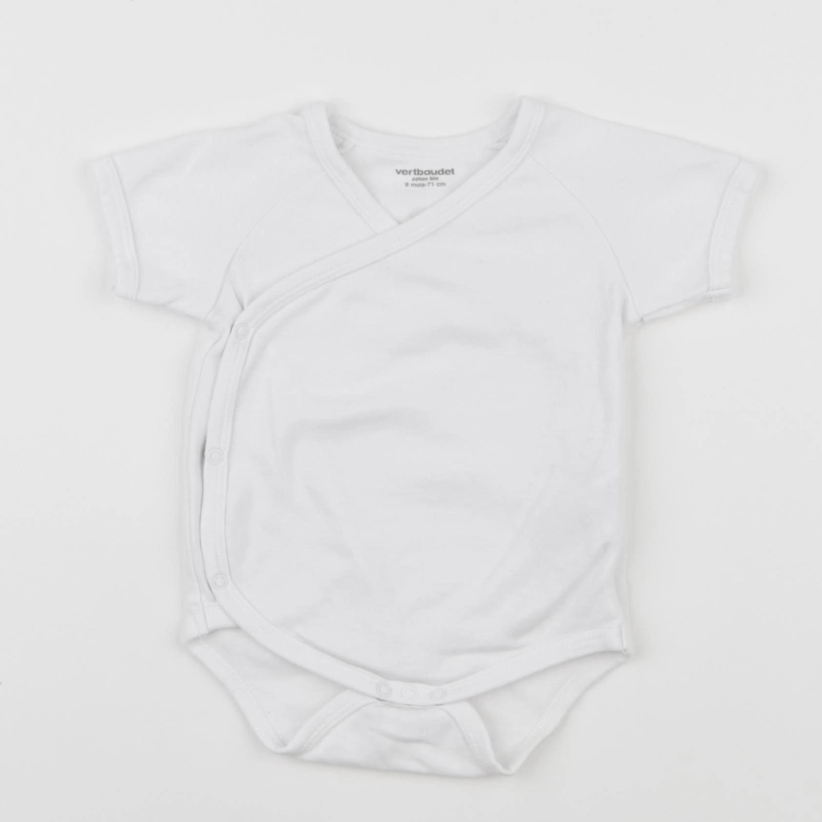 Vertbaudet - body blanc - 9 mois