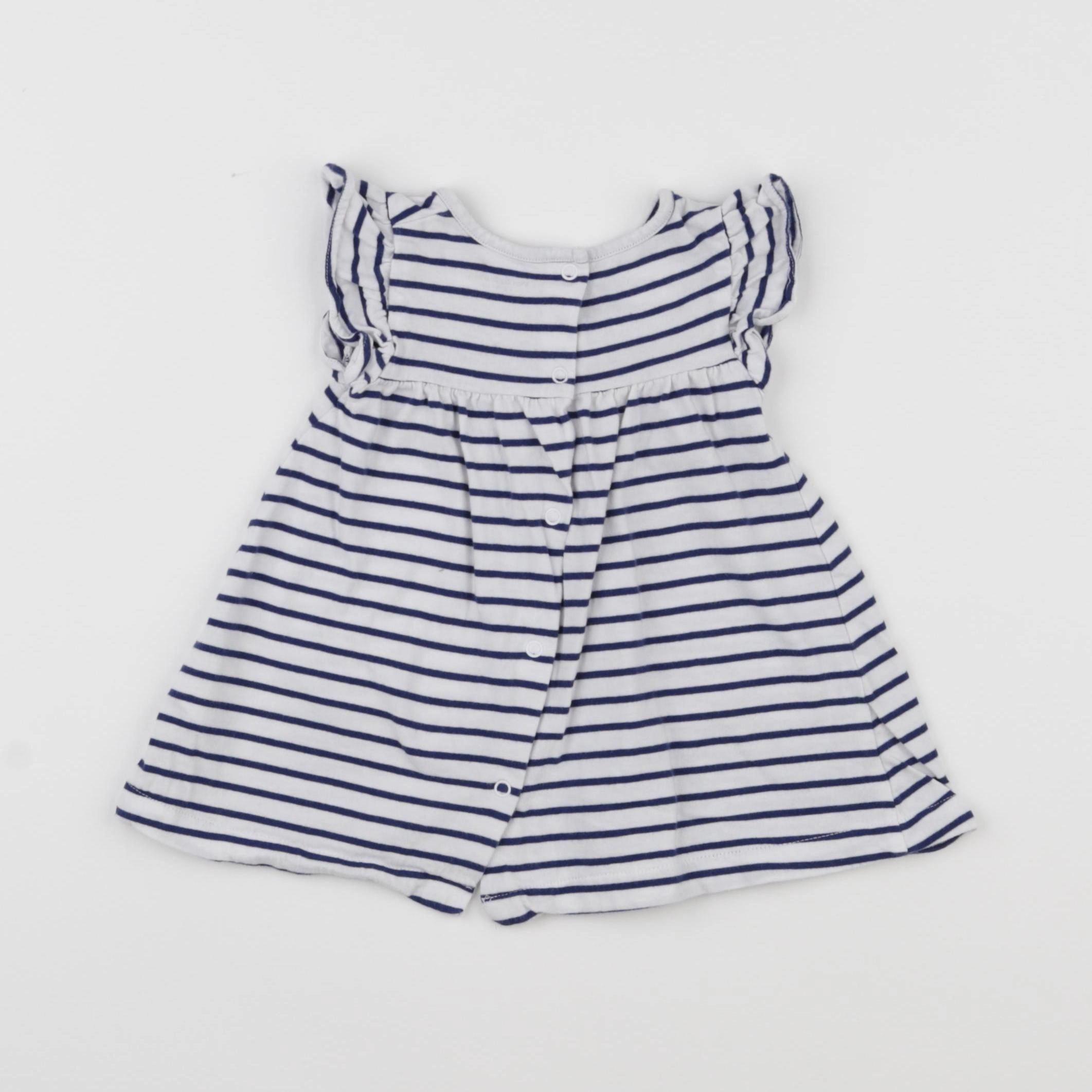 Vertbaudet - robe bleu - 6 mois