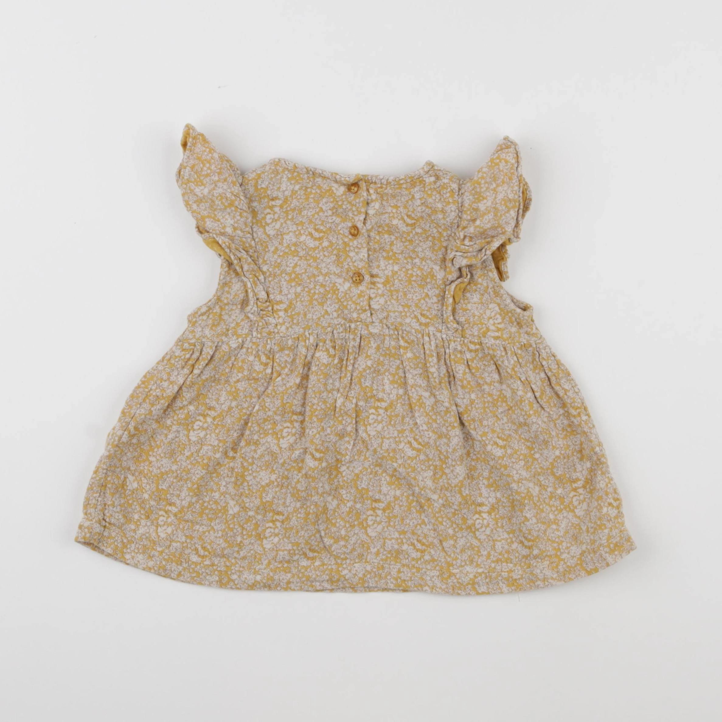 Vertbaudet - blouse jaune - 2 ans