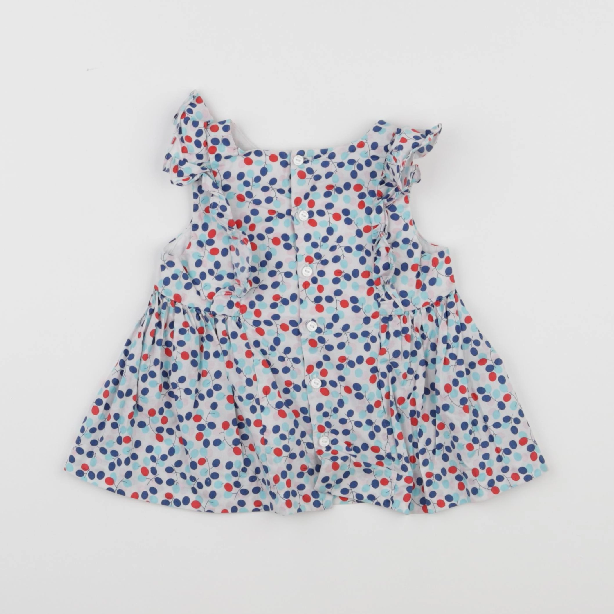Jacadi - blouse bleu - 2 ans