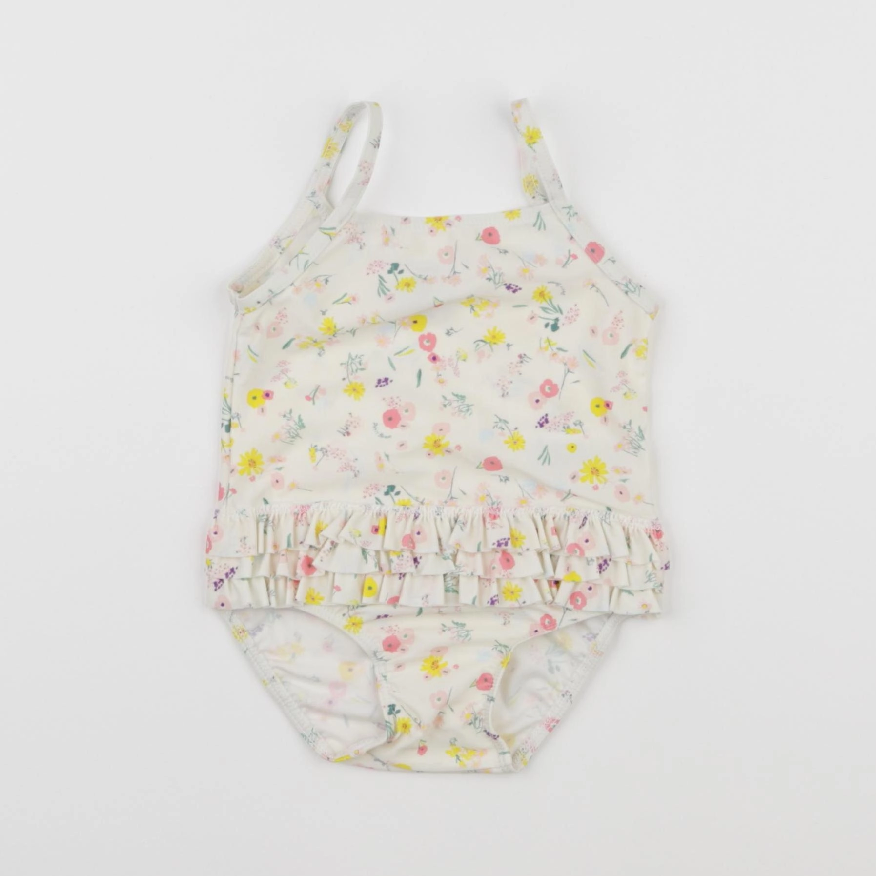Petit Bateau - maillot de bain blanc - 12 mois