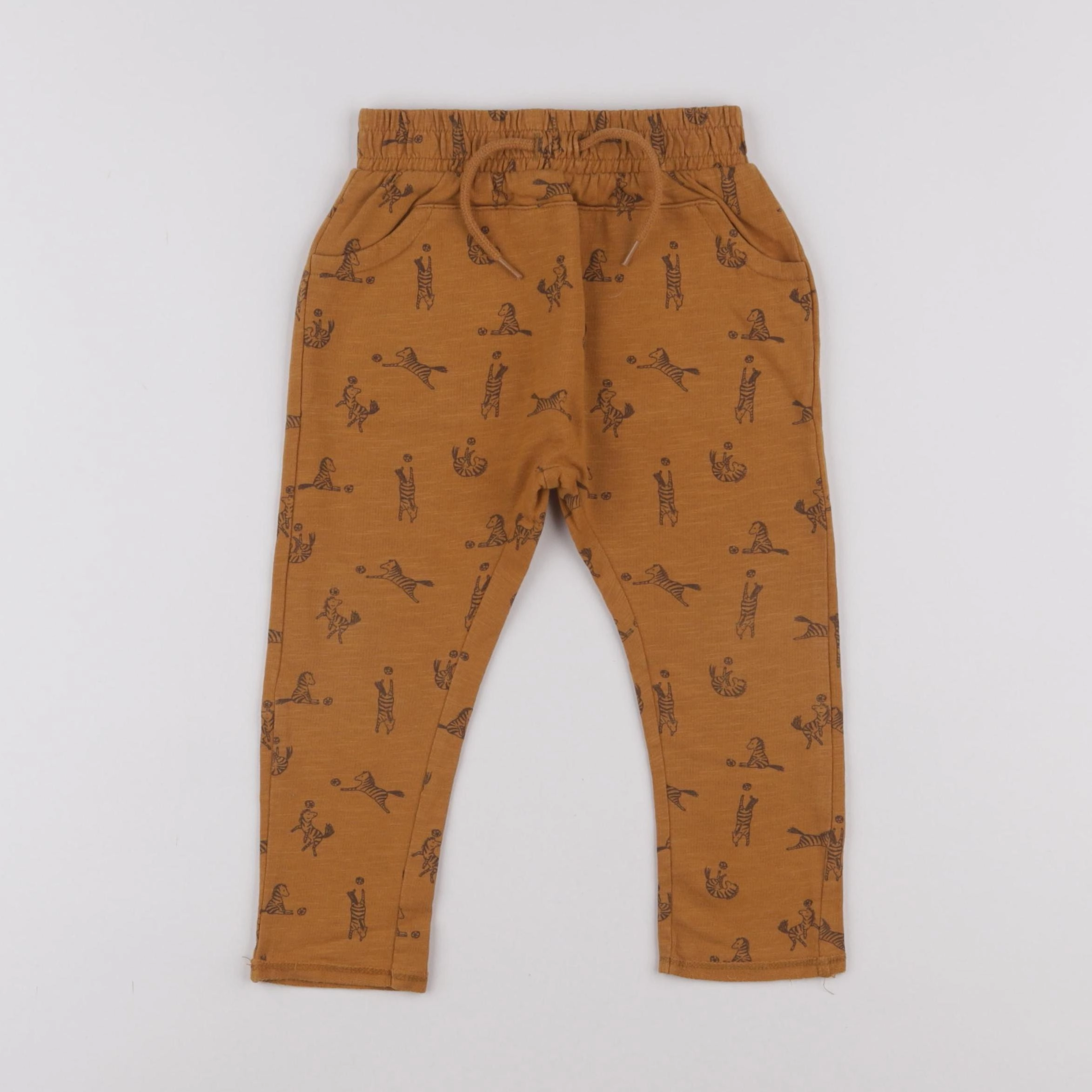 Vertbaudet - pantalon marron - 24 mois