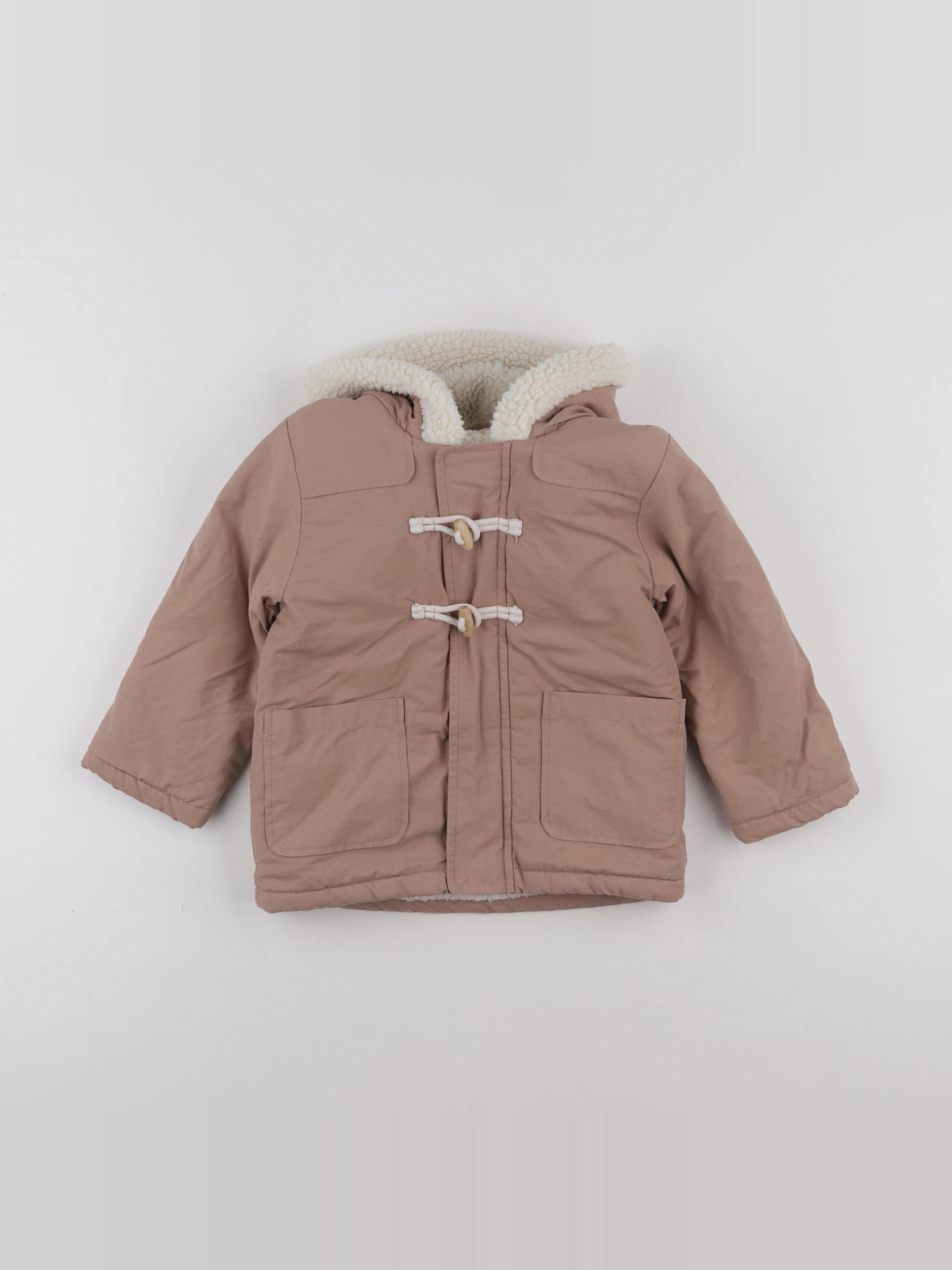 Vertbaudet - manteau rose - 3 ans