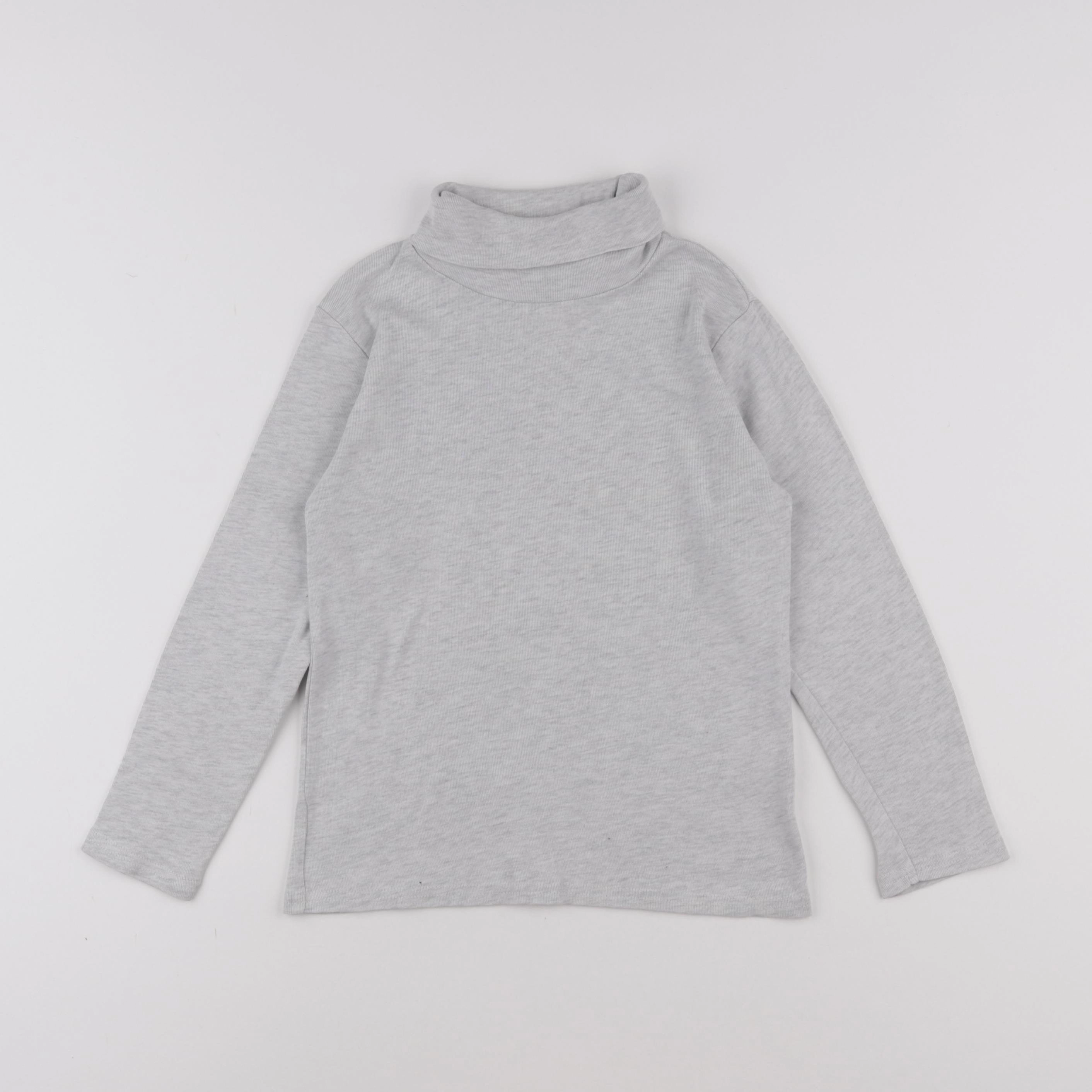 Vertbaudet - sous-pull gris - 8 ans
