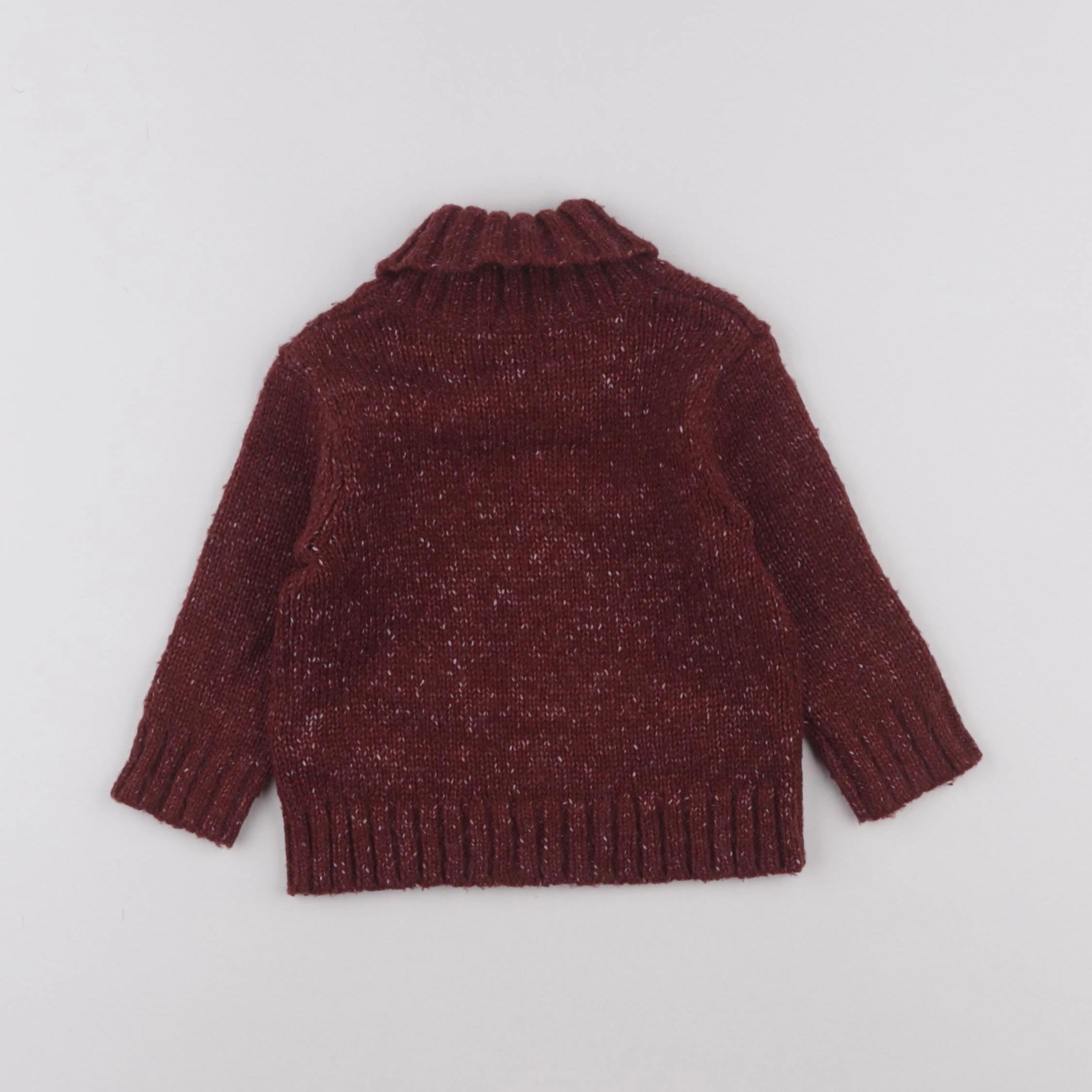 Vertbaudet - pull rouge - 2 ans