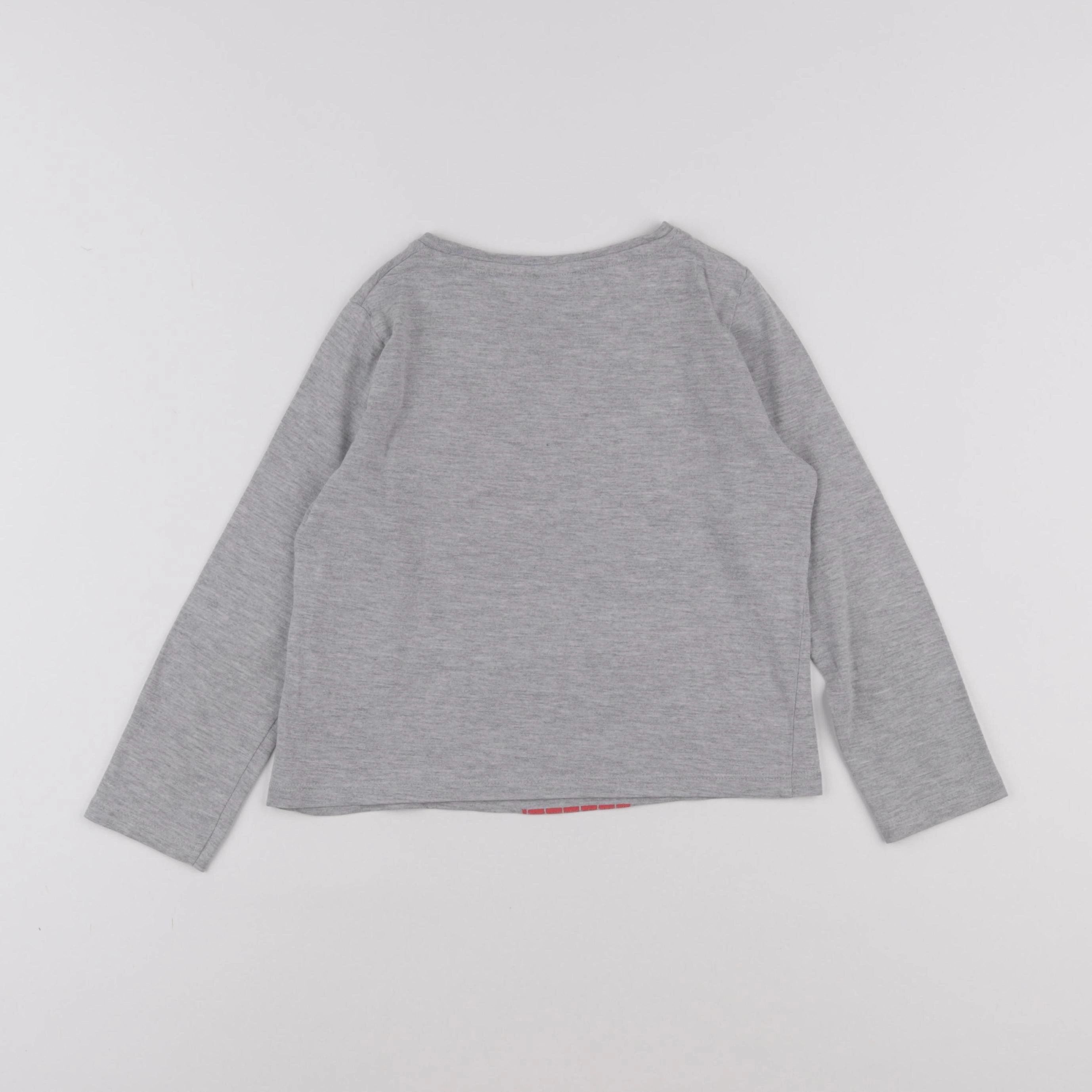 Vertbaudet - tee-shirt gris - 5 ans