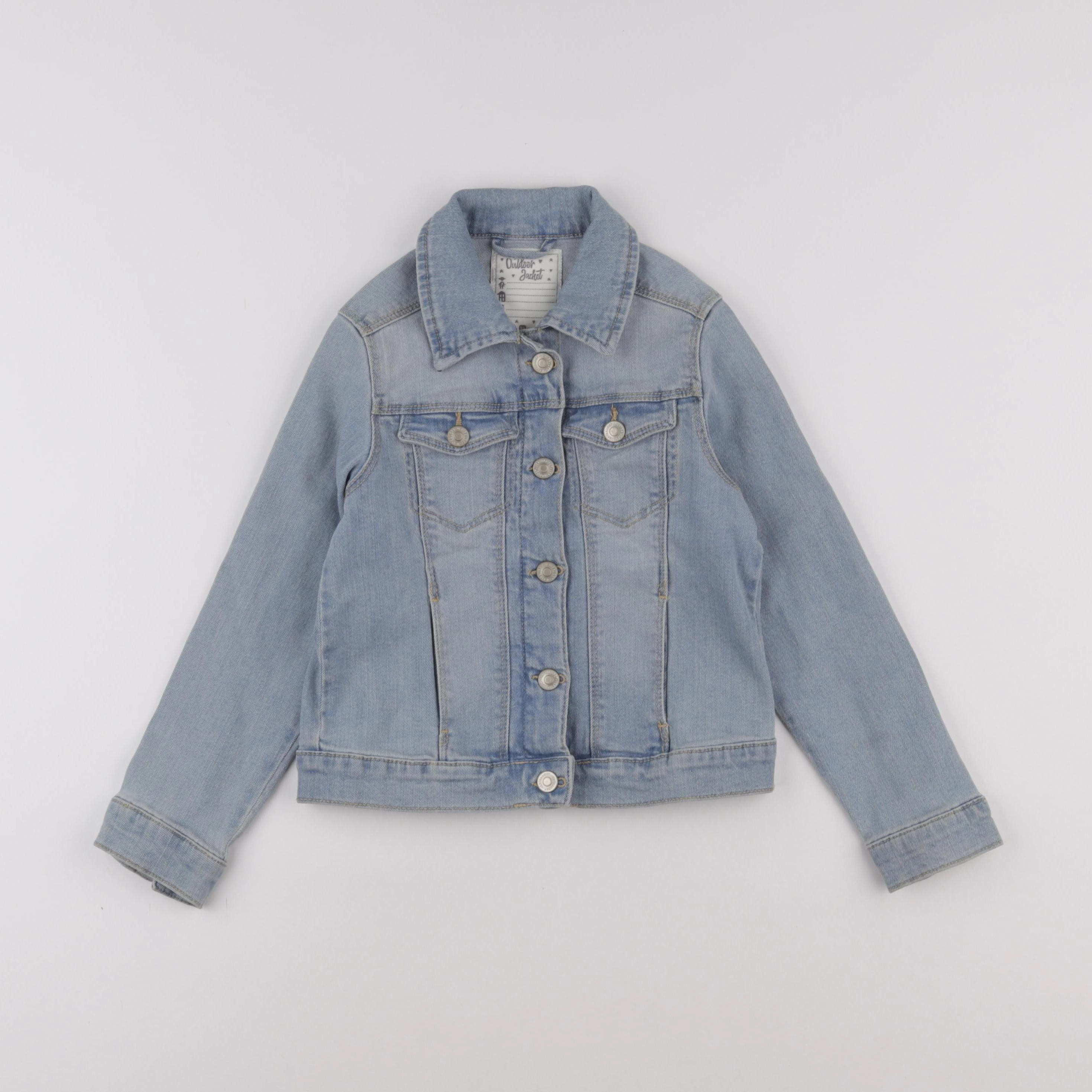 Vertbaudet - veste bleu - 7 ans