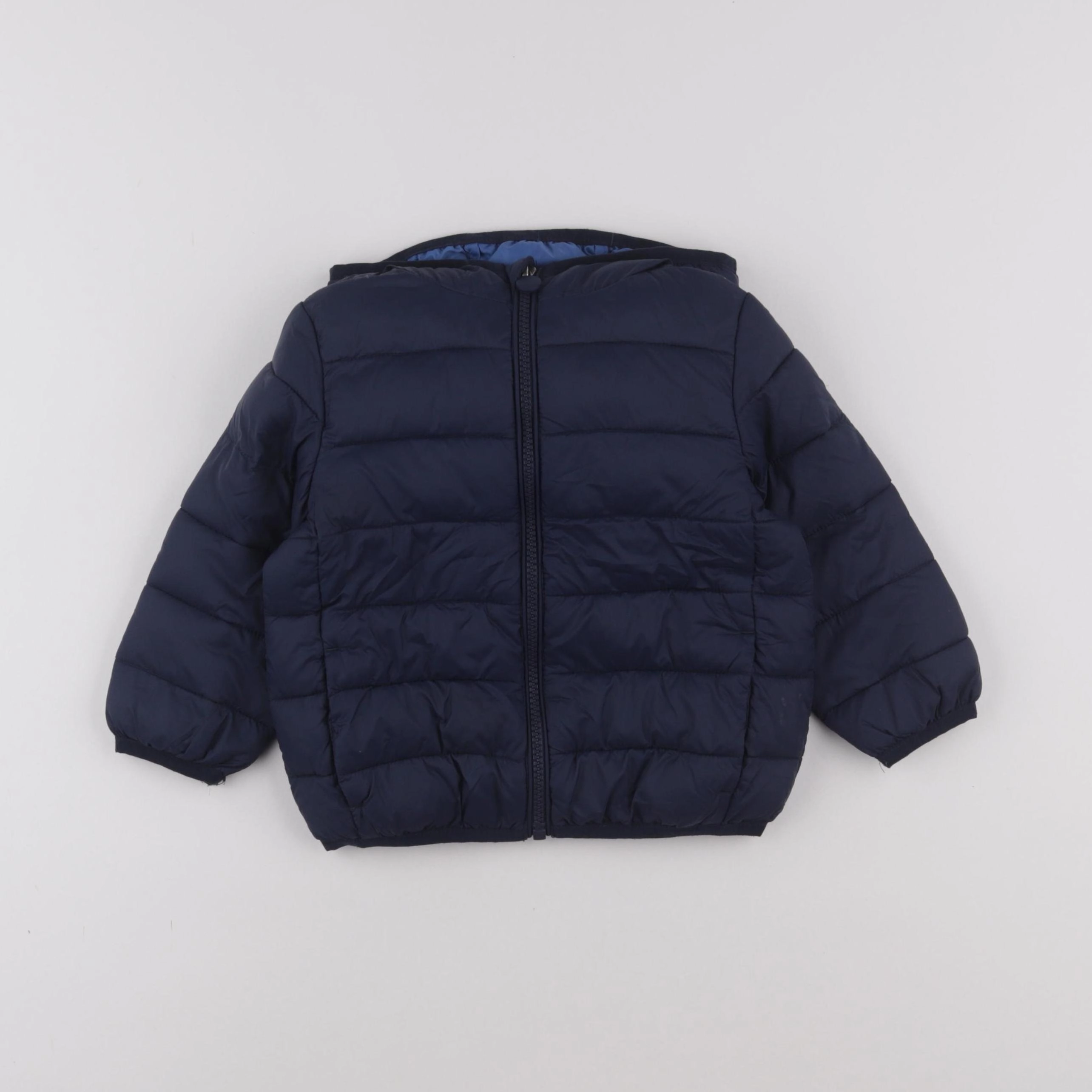 Vertbaudet - doudoune bleu - 2 ans