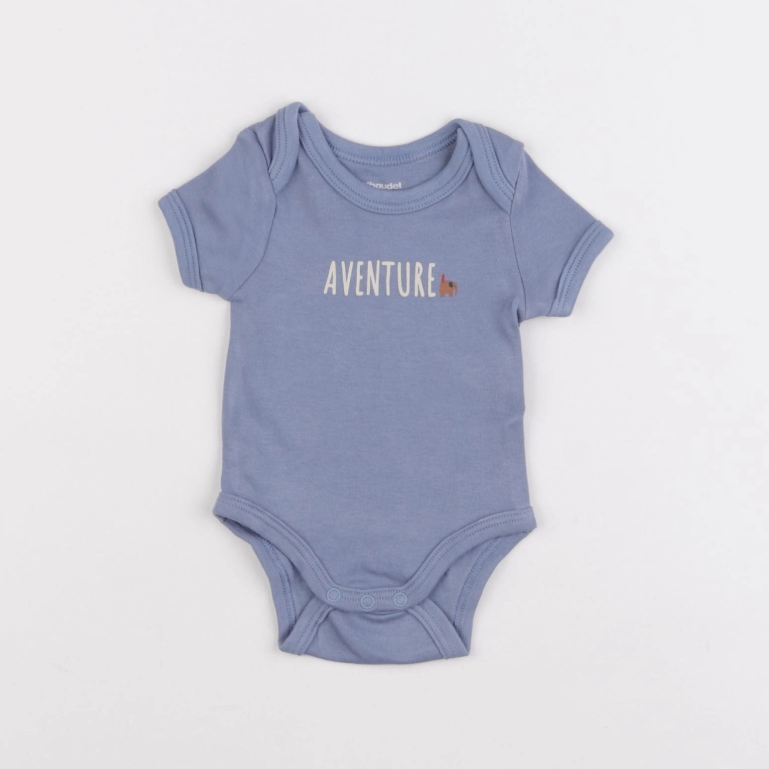 Vertbaudet - body bleu - 1 mois
