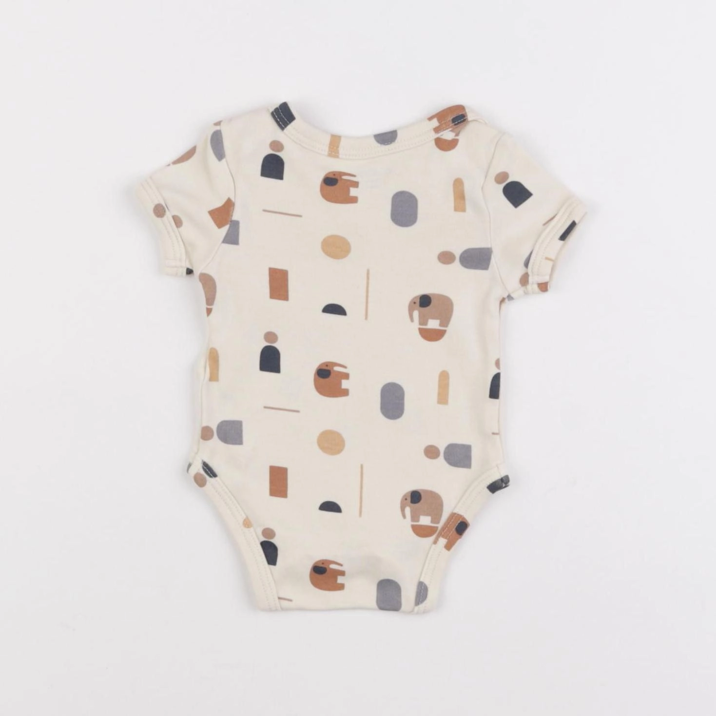 Vertbaudet - body beige - 1 mois